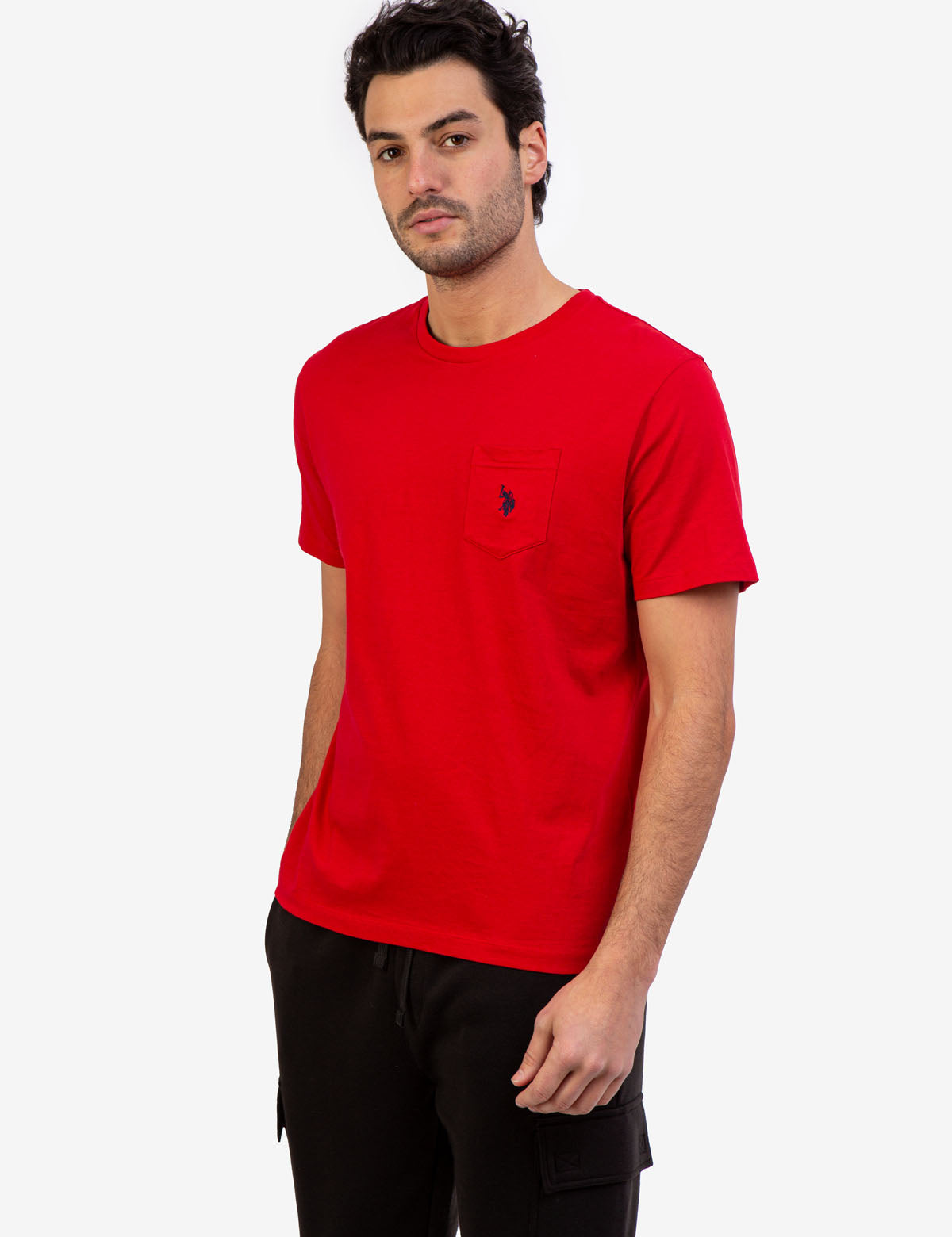 Men's Small Logo Pocket T-Shirt - Casual Cotton Tee