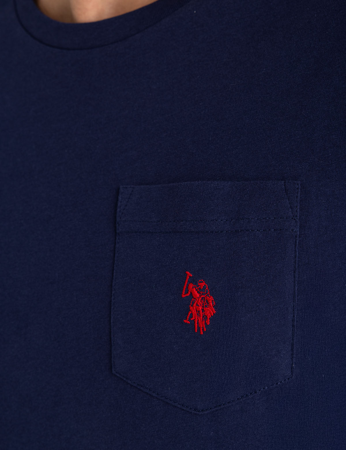 Men's Small Logo Pocket T-Shirt - Casual Cotton Tee