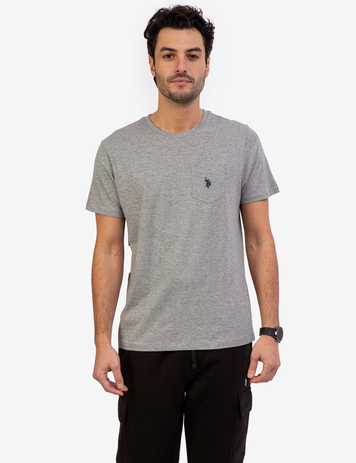 Men's Small Logo Pocket T-Shirt - Casual Cotton Tee