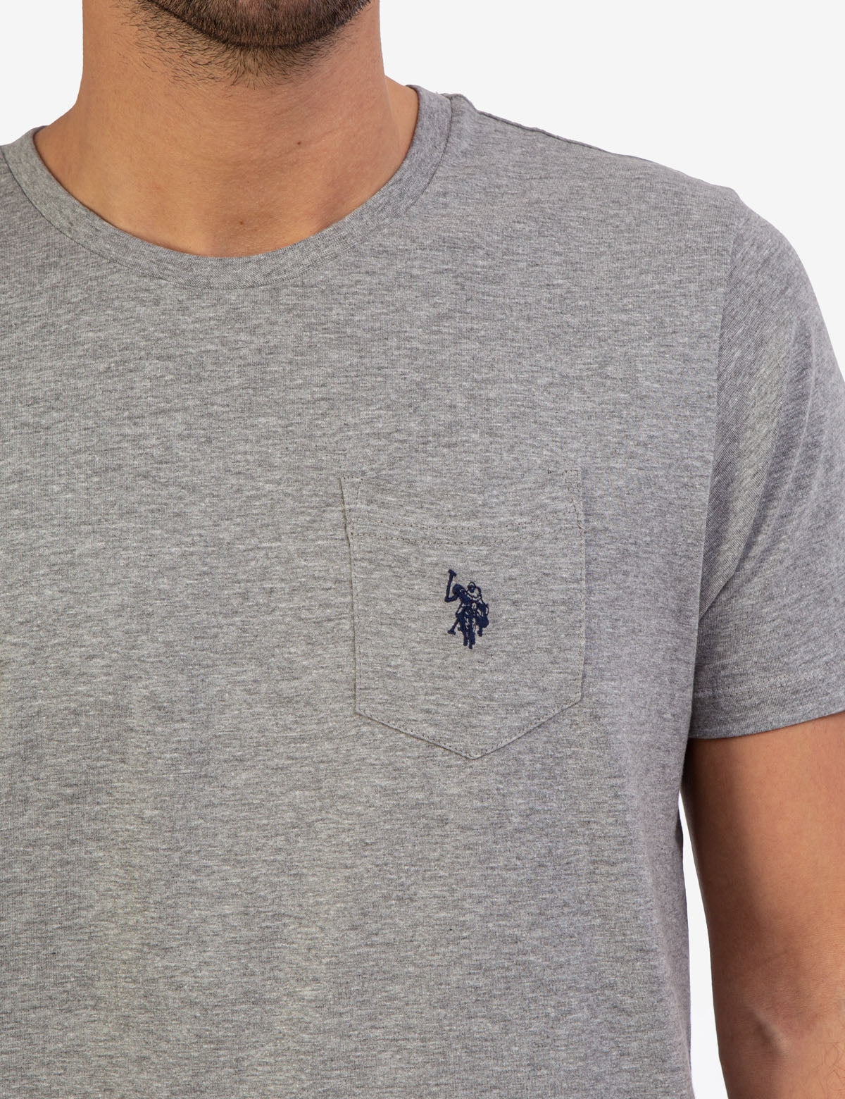 Men's Small Logo Pocket T-Shirt - Casual Cotton Tee