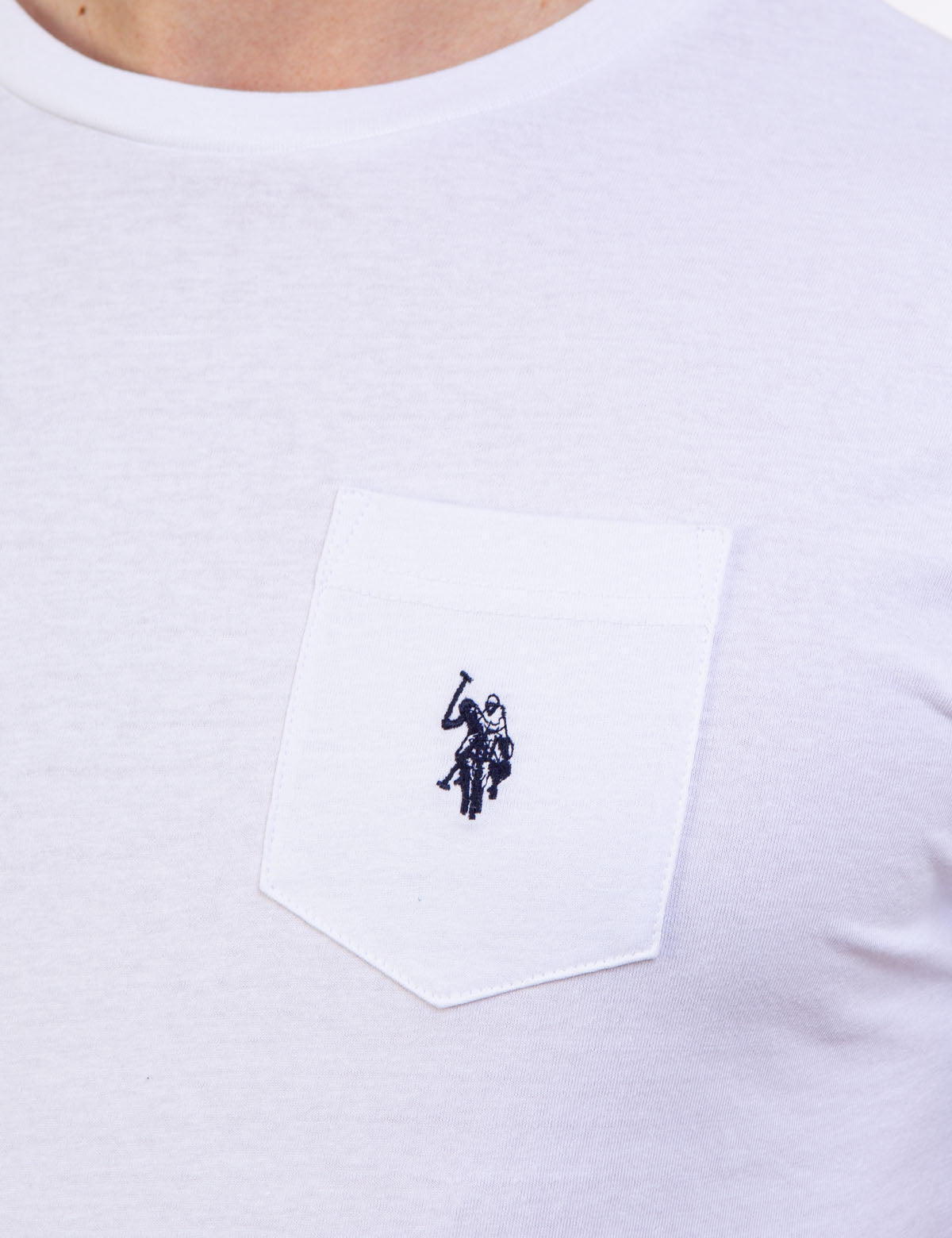 Men's Small Logo Pocket T-Shirt - Casual Cotton Tee
