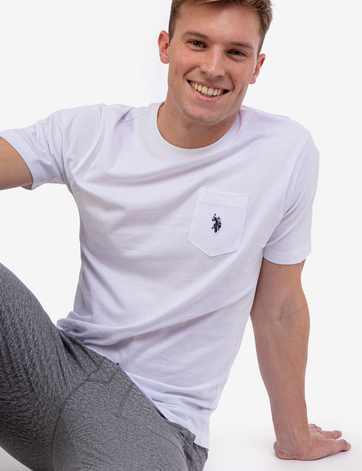 Men's Small Logo Pocket T-Shirt - Casual Cotton Tee