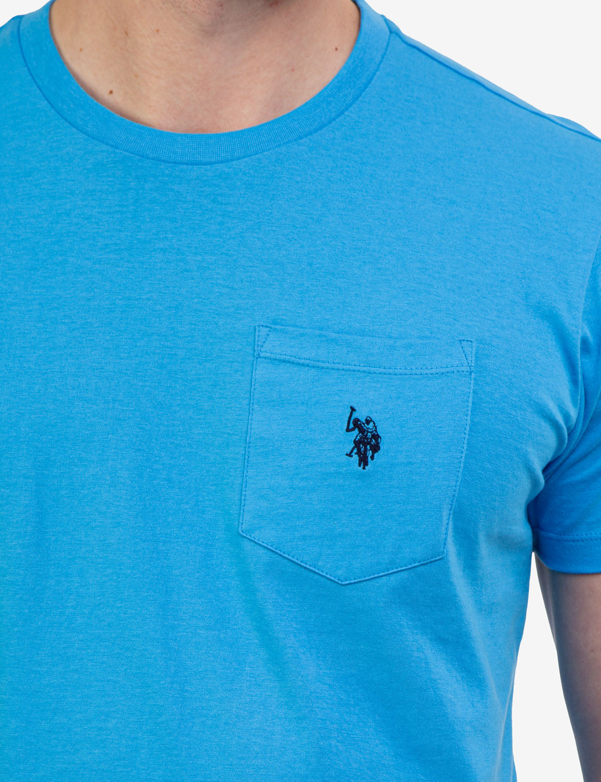 Men's Small Logo Pocket T-Shirt - Casual Cotton Tee