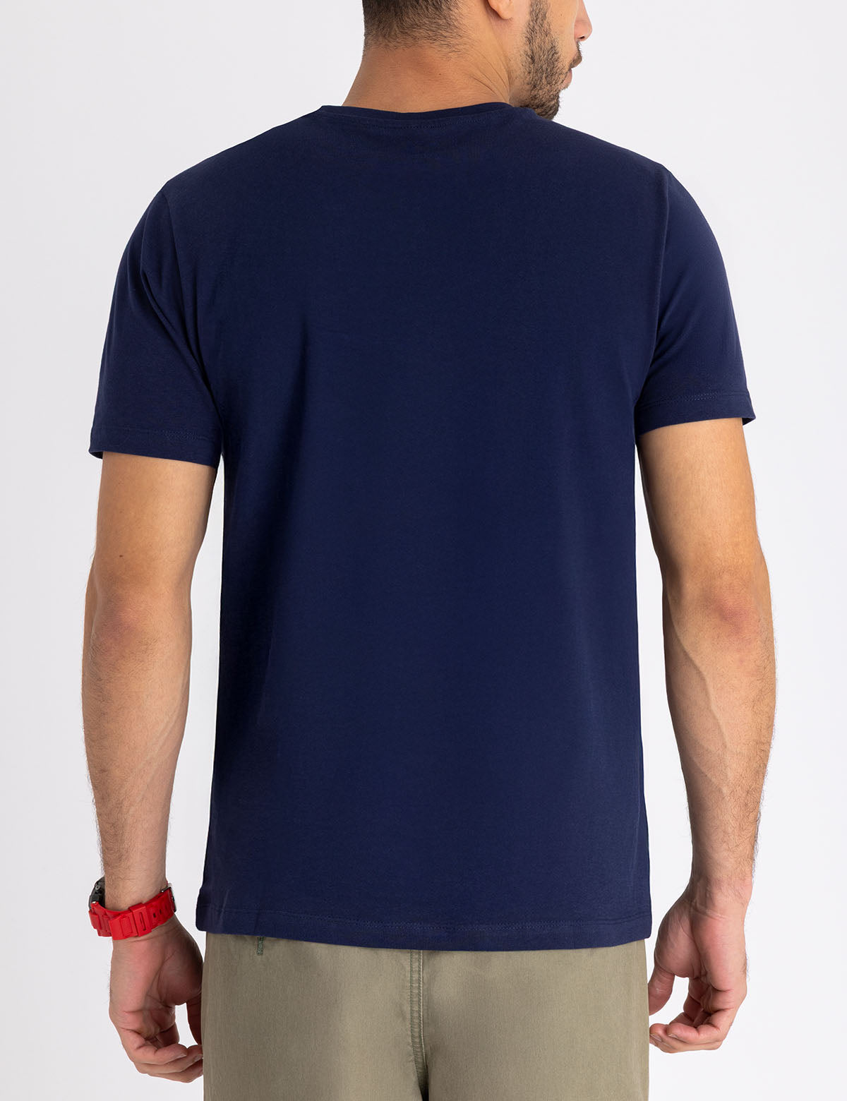 Men's Small Logo Pocket T-Shirt - Casual Cotton Tee