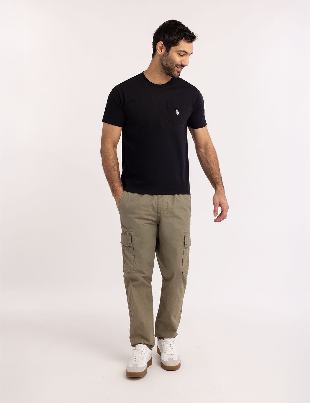 Men's Small Logo Pocket T-Shirt - Casual Cotton Tee