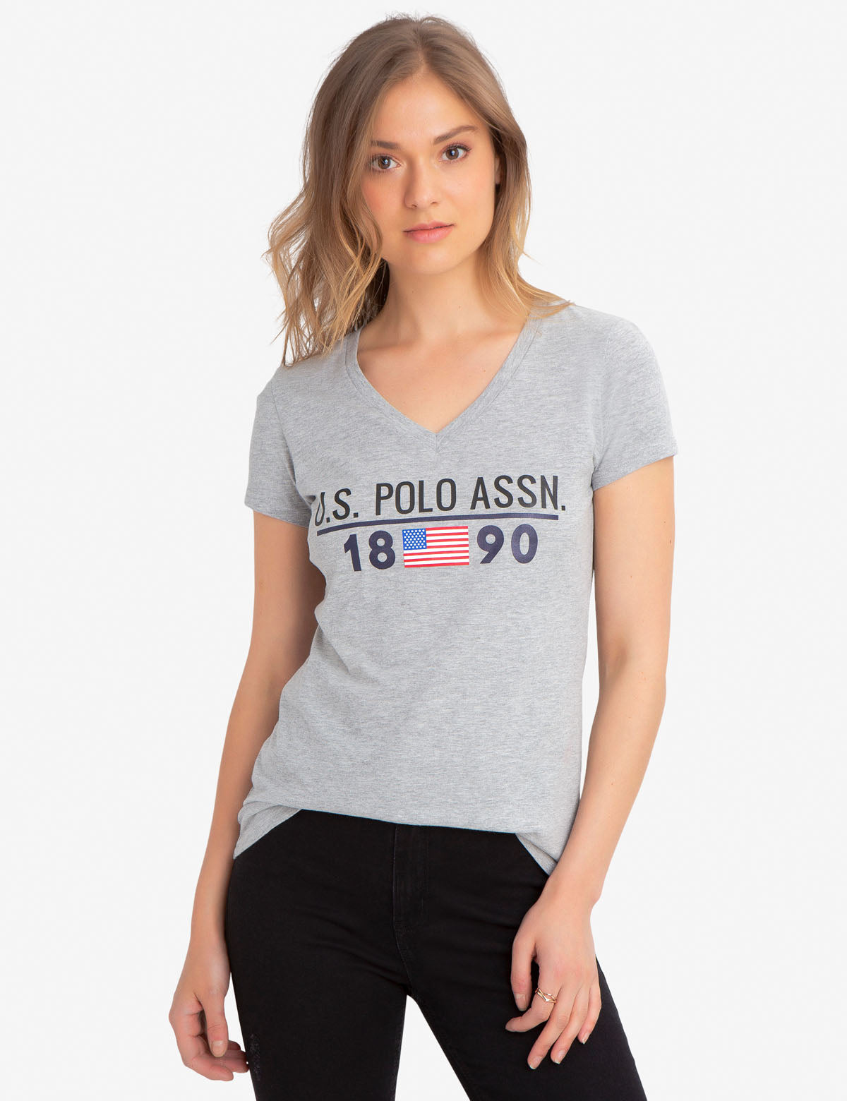 U.S. Polo Assn. Cotton V-Neck T-Shirt for Men