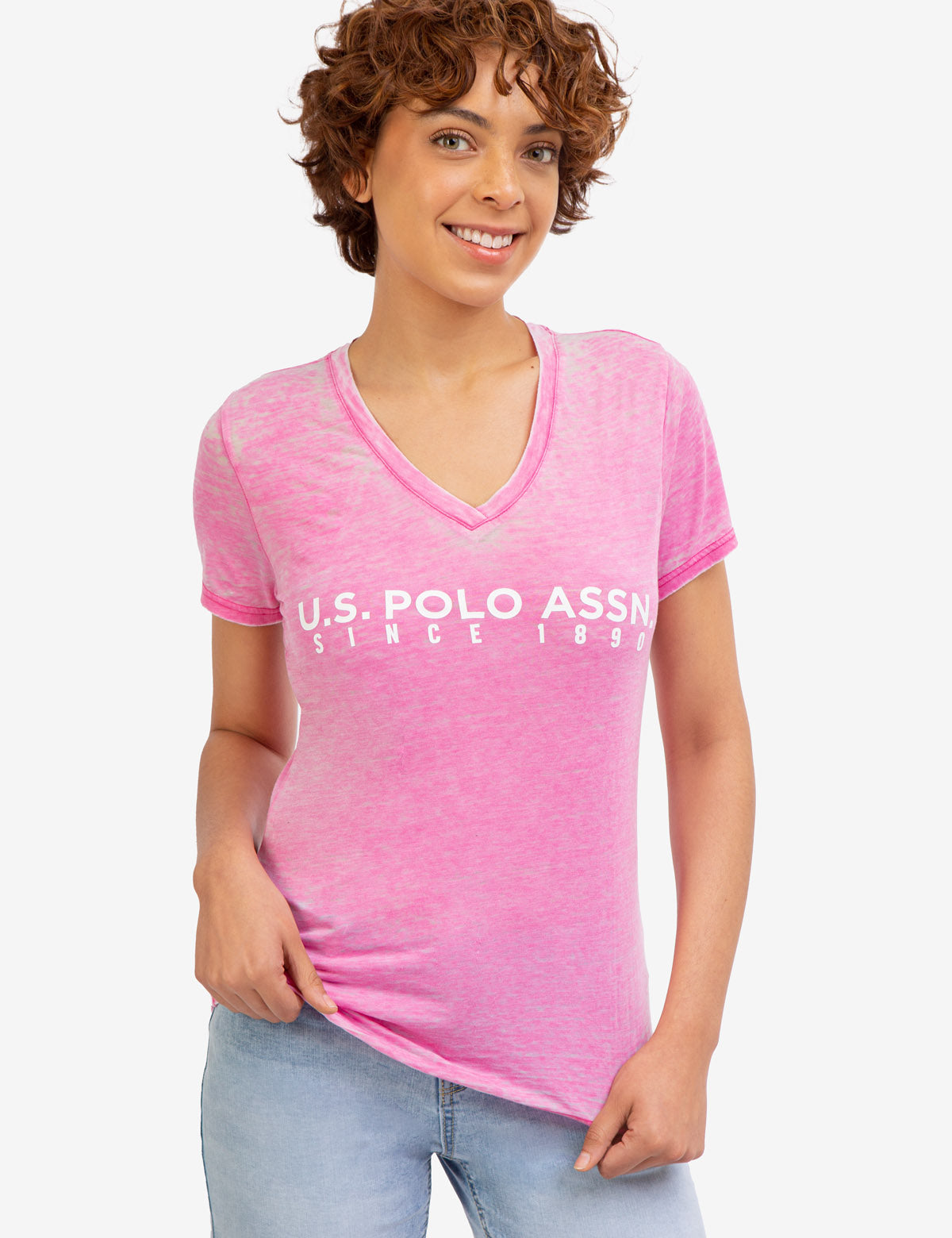 U.S. Polo Assn. Burnout Cotton T-Shirt for Men