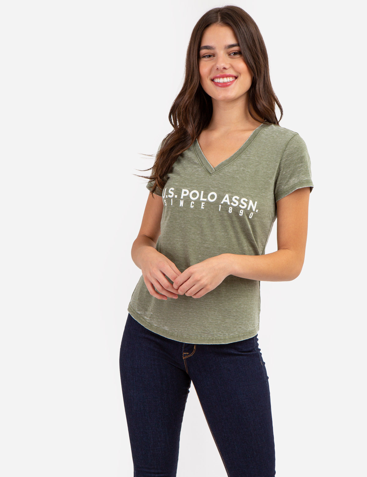 U.S. Polo Assn. Burnout Cotton T-Shirt for Men