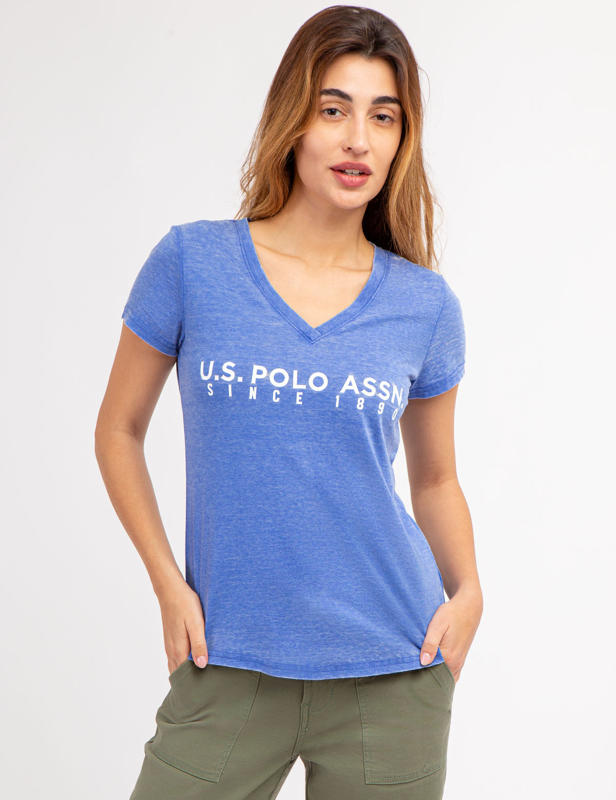 U.S. Polo Assn. Burnout Cotton T-Shirt for Men