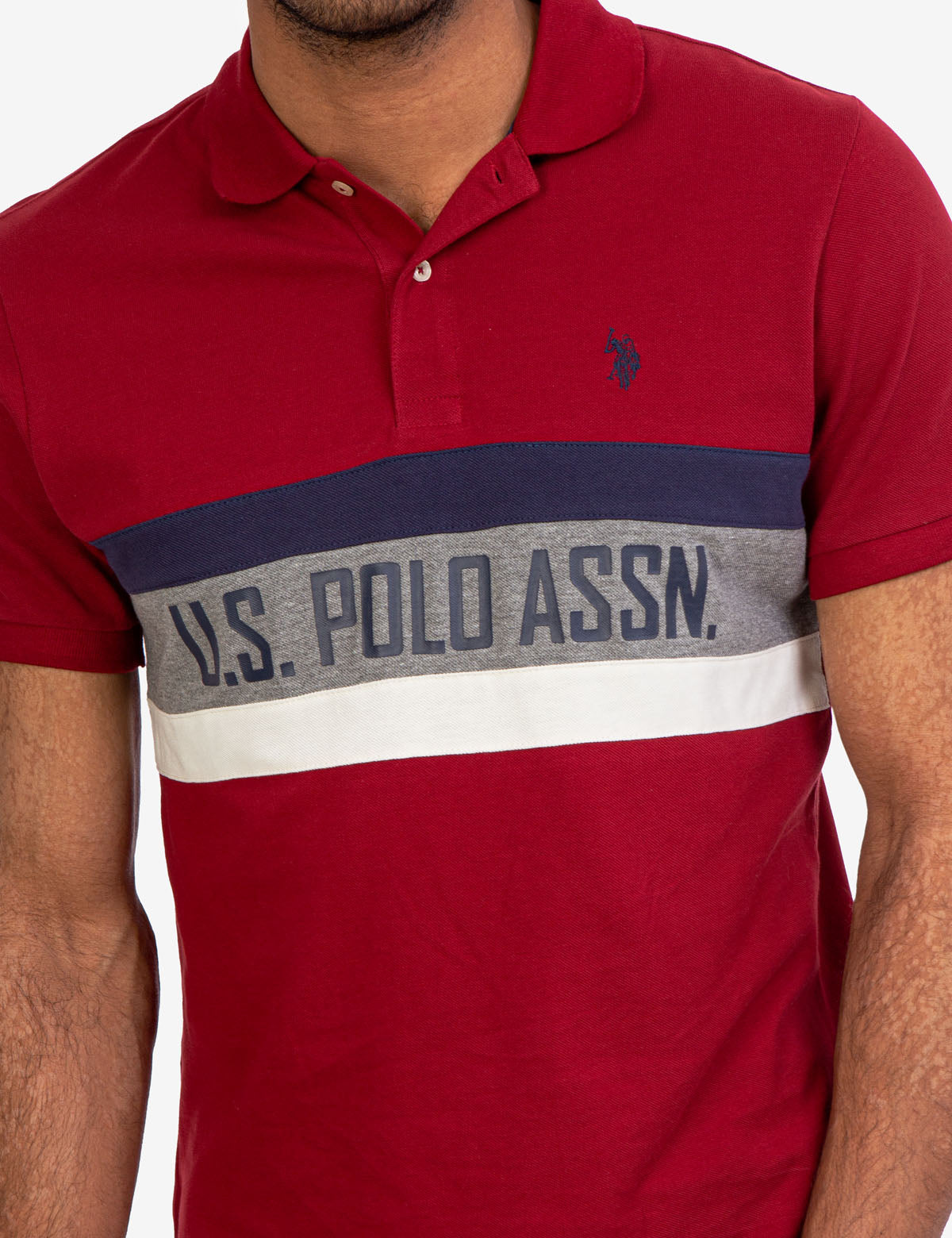 U.S. Polo Assn. Men's Colorblock Polo Shirt