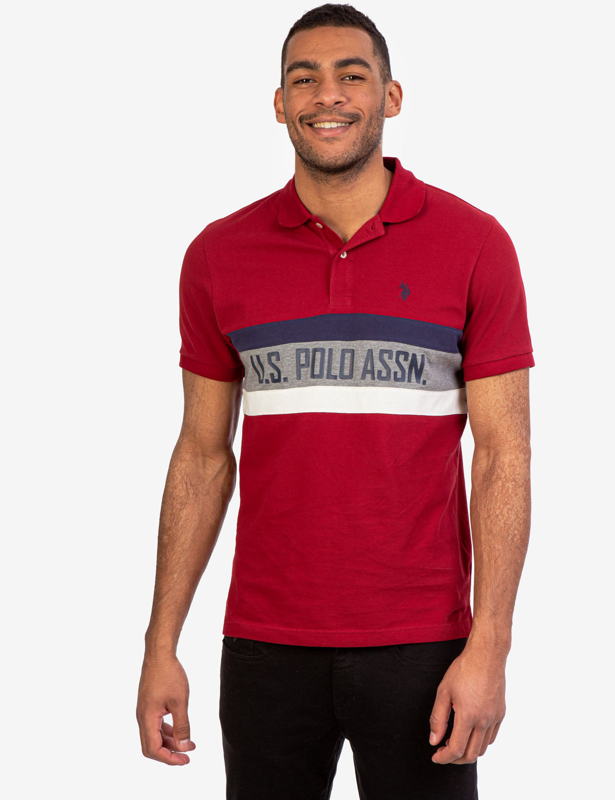 U.S. Polo Assn. Men's Colorblock Polo Shirt