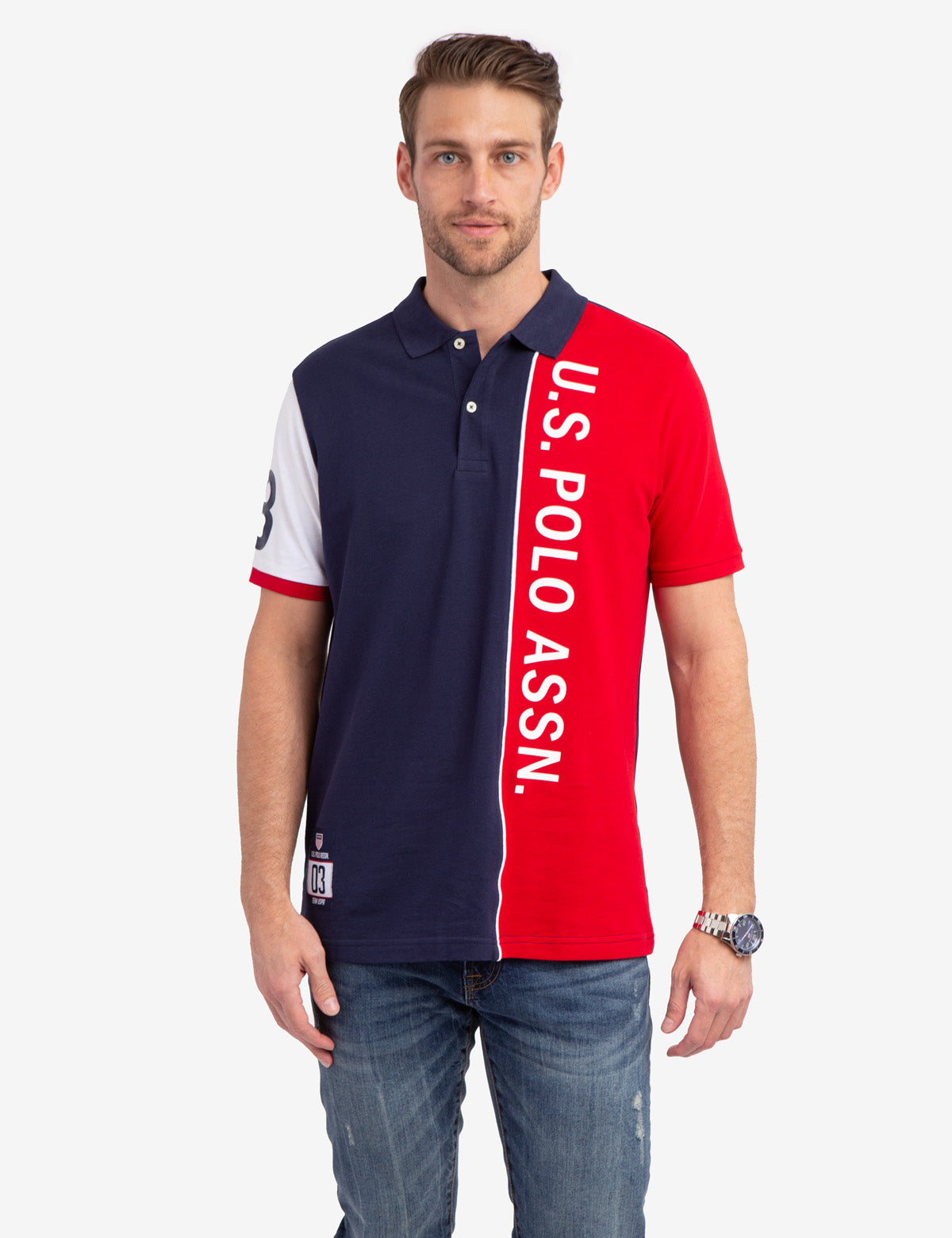 U.S. Polo Assn. Colorblock Polo Shirt for Men