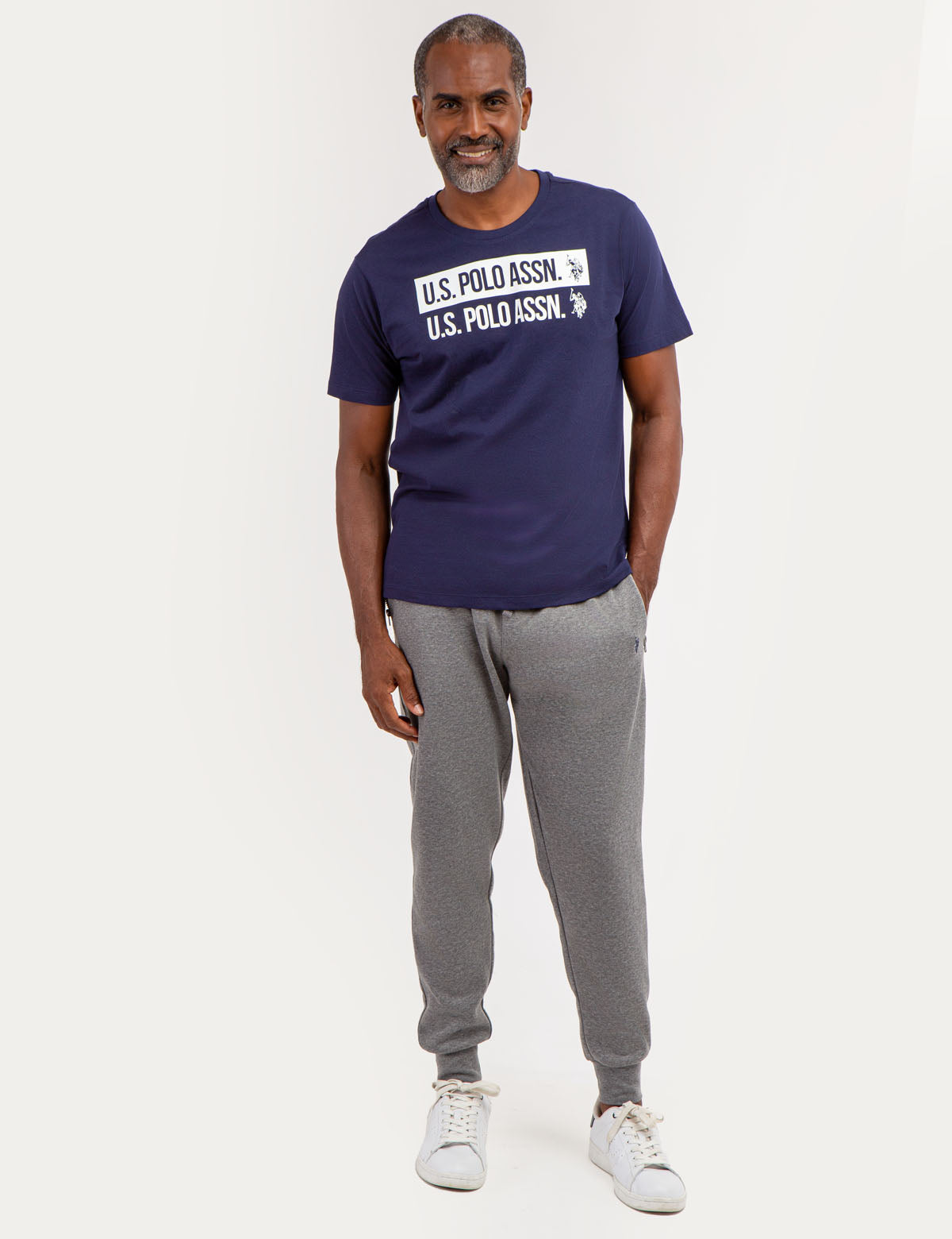 U.S. Polo Assn. Double Logo Graphic T-Shirt for Men