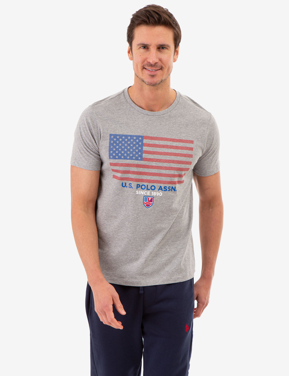 U.S. Polo Assn. Flag Graphic T-Shirt for Men