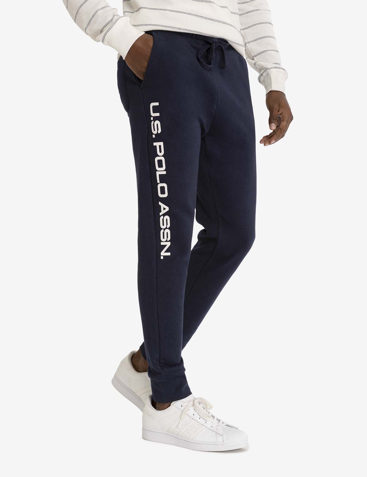 U.S. Polo Assn. Graphic Fleece Jogger Pants for Men