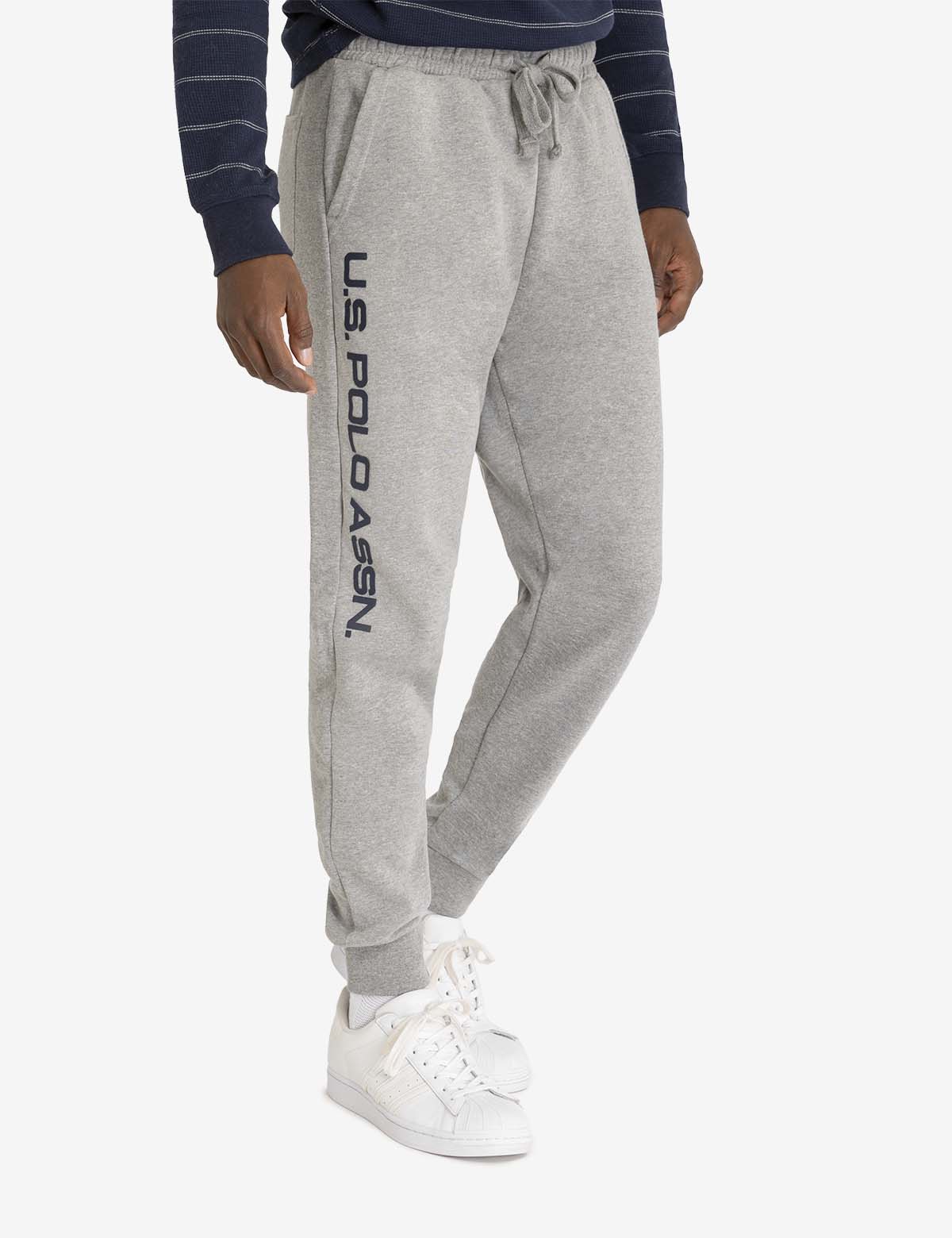 U.S. Polo Assn. Graphic Fleece Jogger Pants for Men
