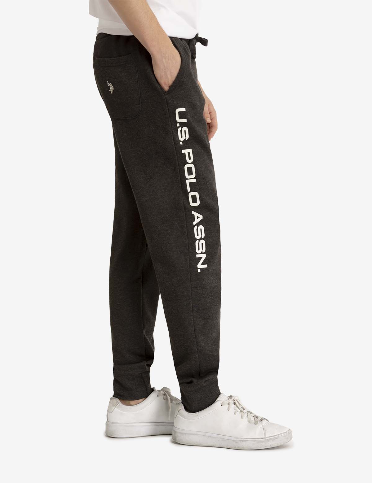 U.S. Polo Assn. Graphic Fleece Jogger Pants for Men