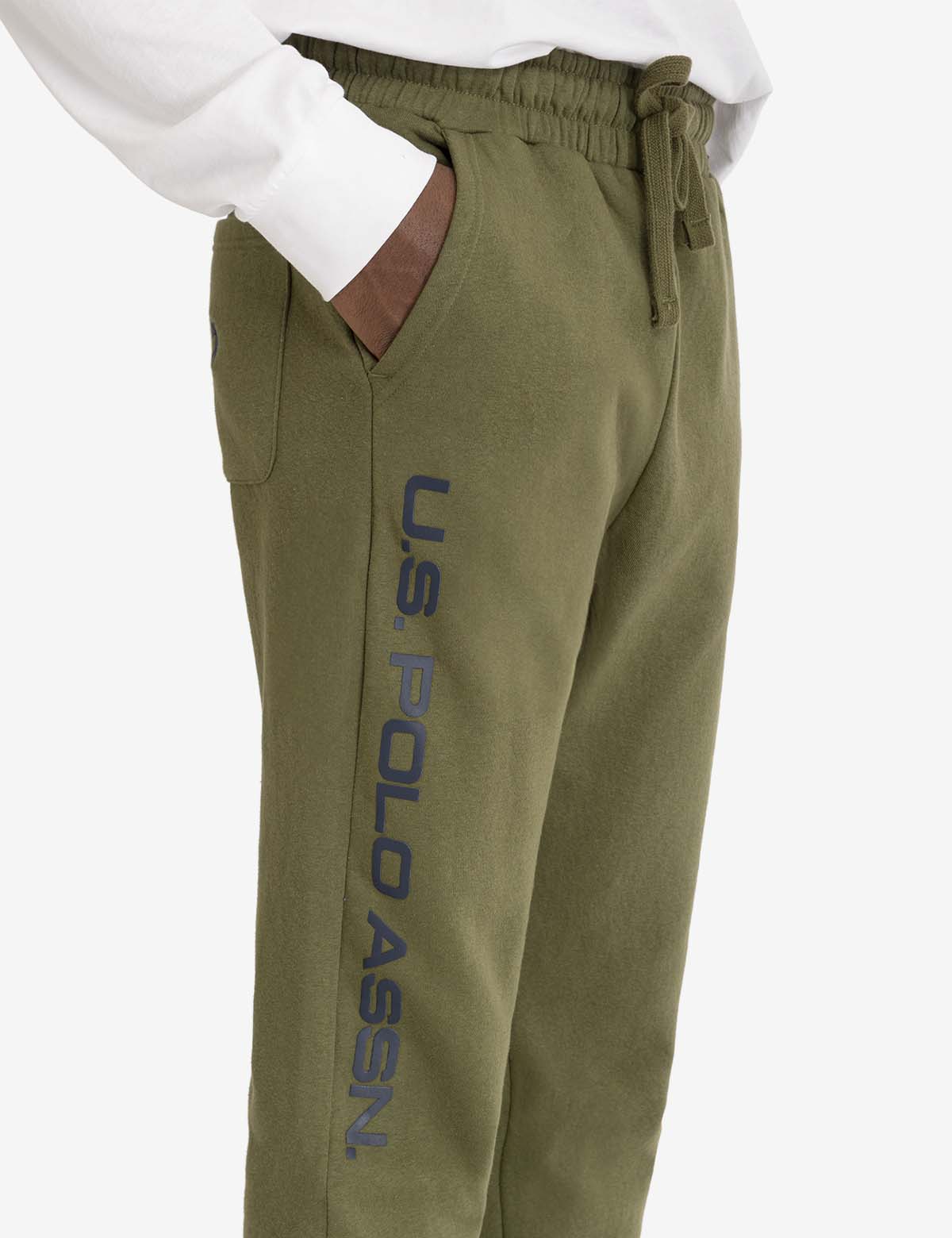U.S. Polo Assn. Graphic Fleece Jogger Pants for Men