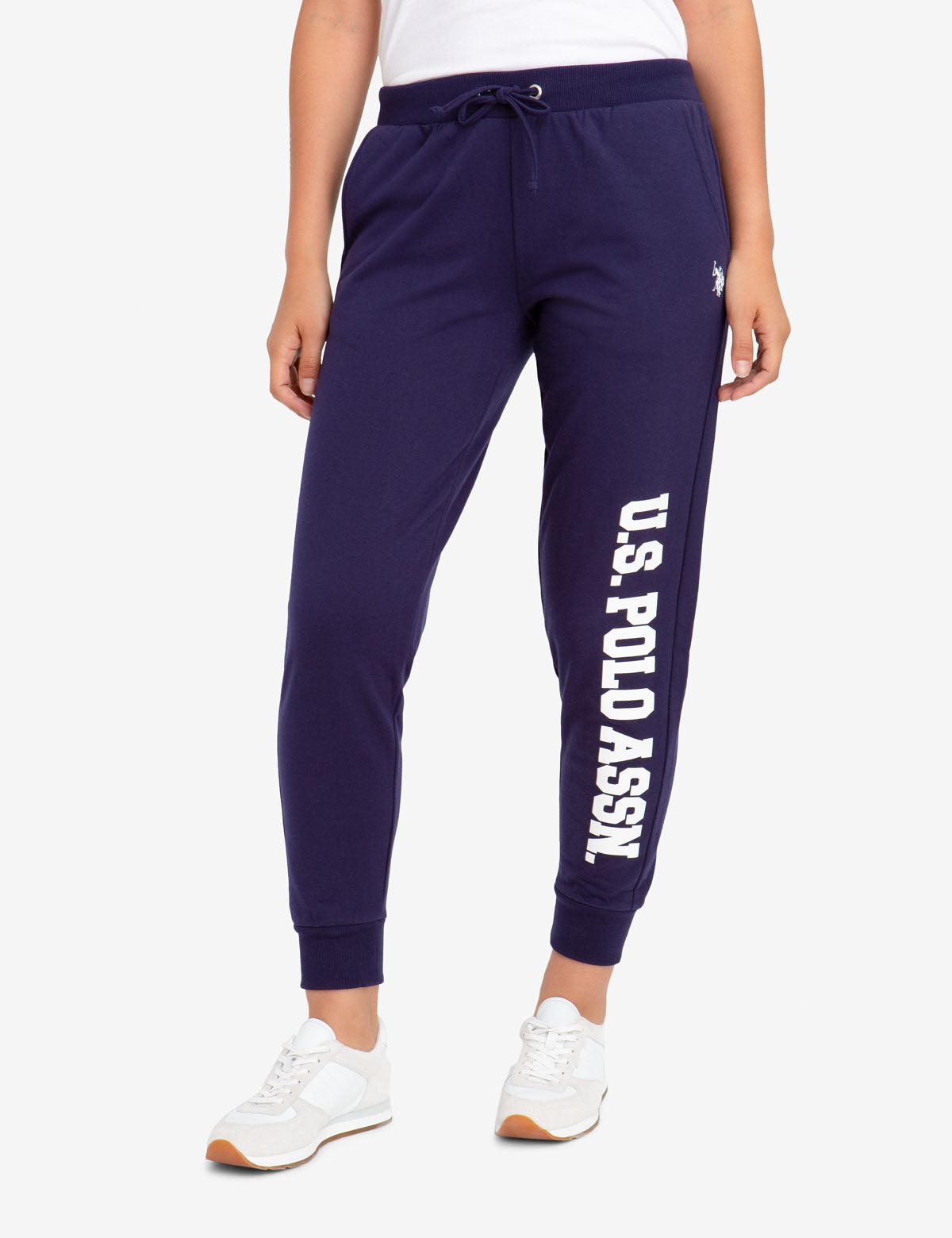 U.S. Polo Assn. Cotton Joggers with Drawstring Waist