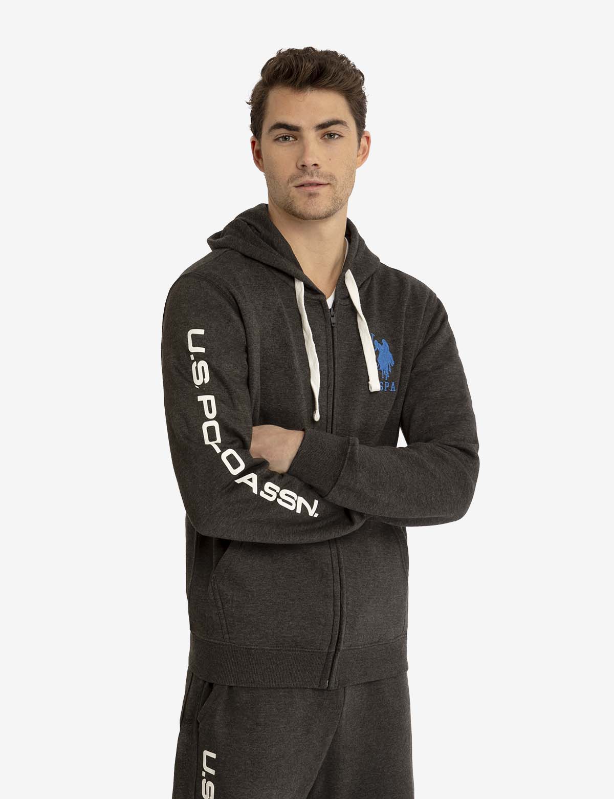 U.S. Polo Assn. Fleece Zip Hoodie for Men & Women
