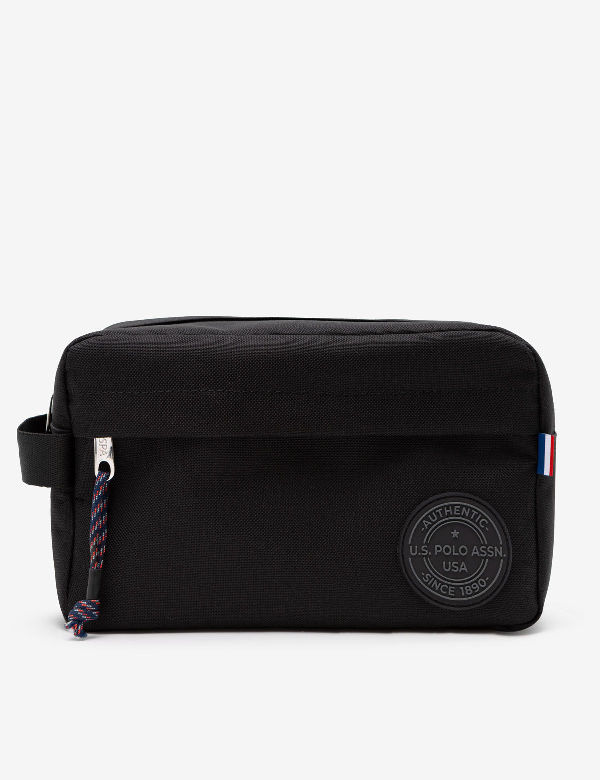 U.S. Polo Assn. Travel Toiletry Bag with Zip Pockets & Mesh Organizer