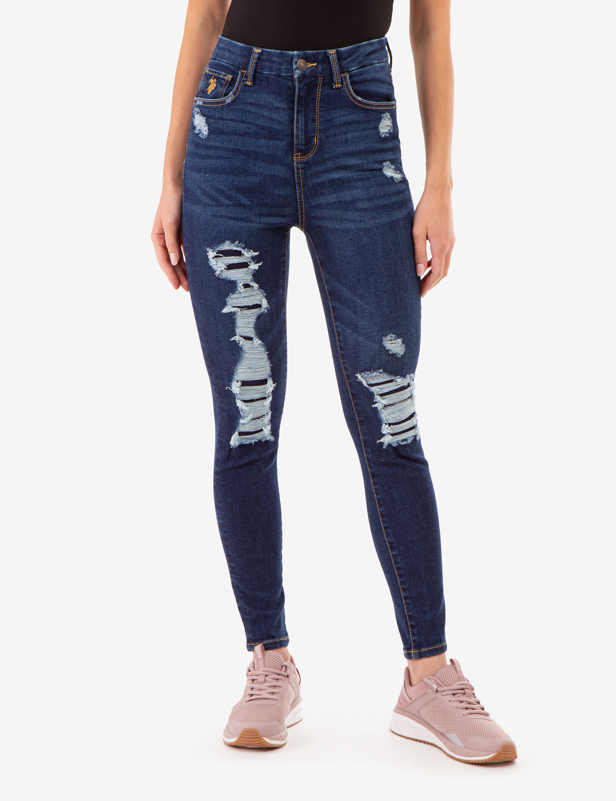 High Rise Curvy Jeans for Women - Ultra Stretch Denim