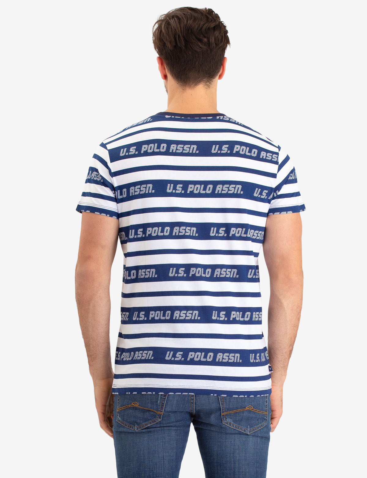 U.S. Polo Assn. Striped Crew Neck T-Shirt