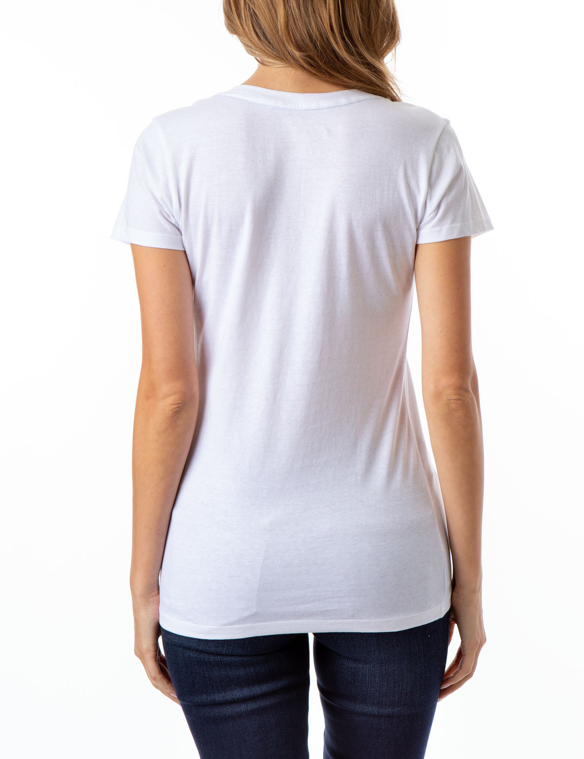 USPA Bling Logo Rhinestone T-Shirt for Women