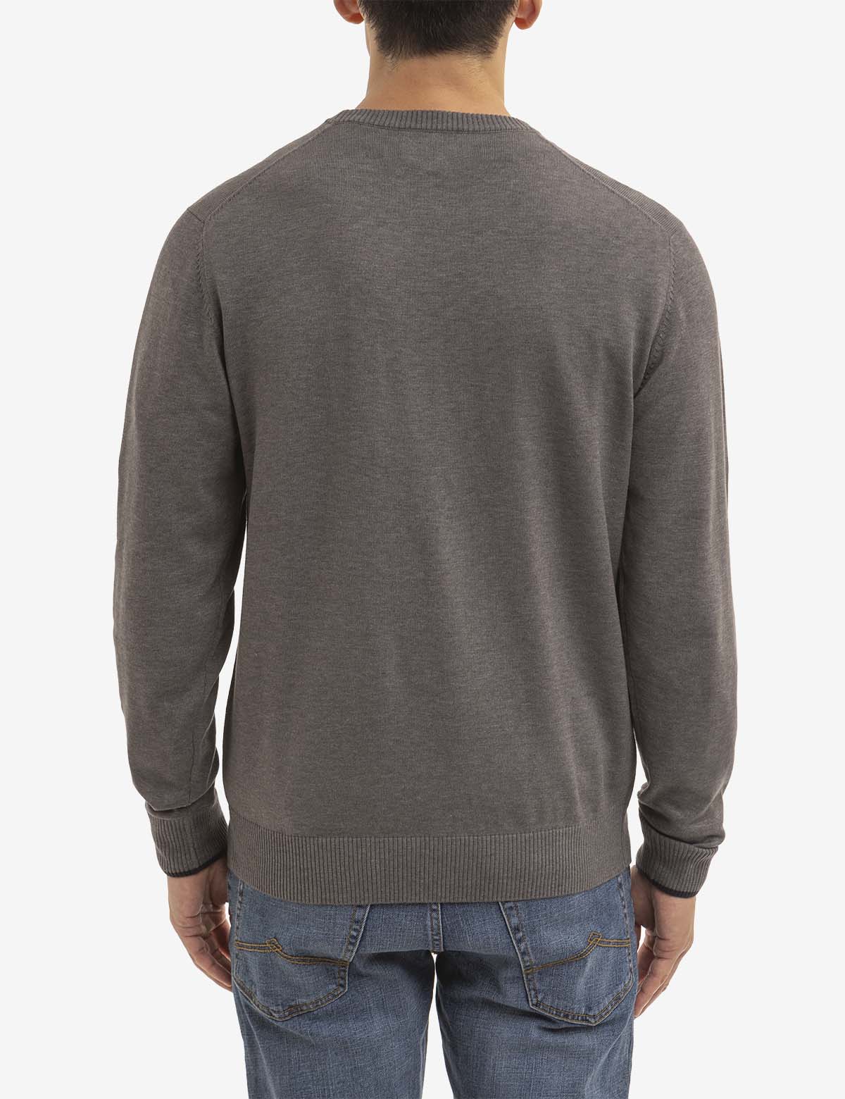 USPA Logo Crew Neck Sweater - Classic Cotton Knit Pullover