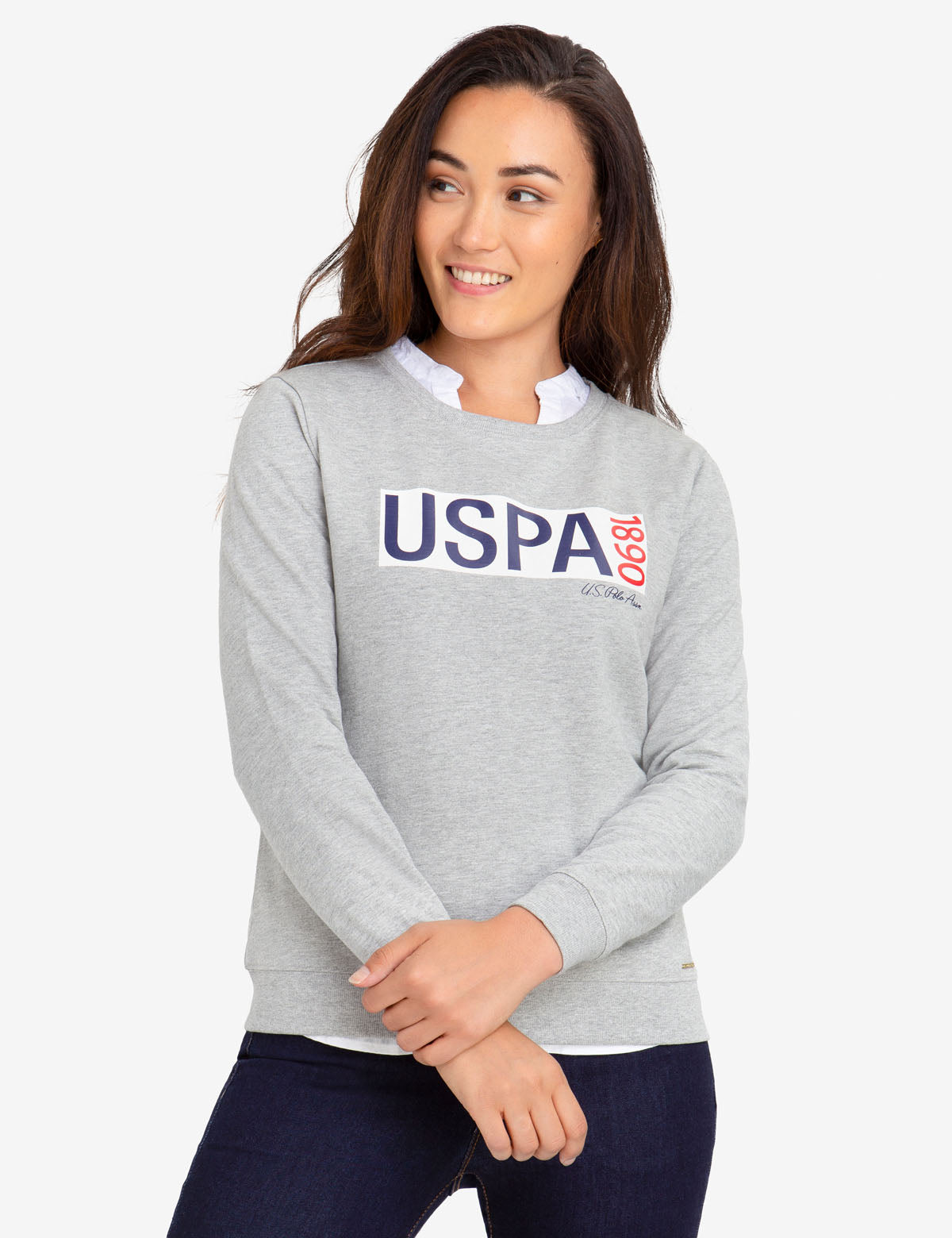 U.S. Polo Assn. Cotton Crew Neck Sweatshirt