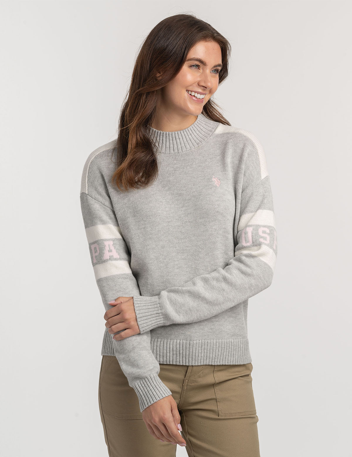 USPA Football Mock Neck Sweater for Men – Athletic Pullover