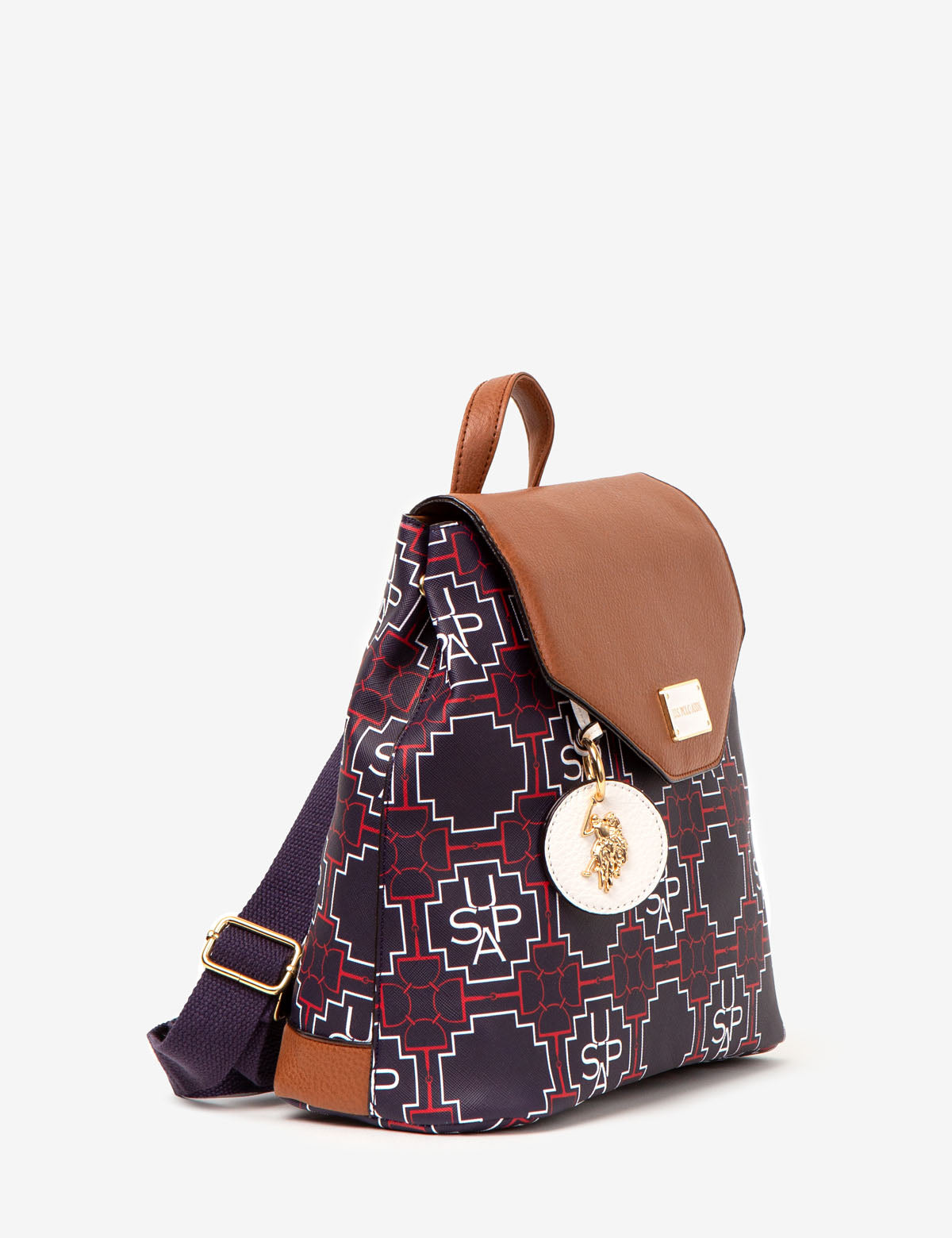 USPA Geometric Print Laptop Backpack for School & Travel