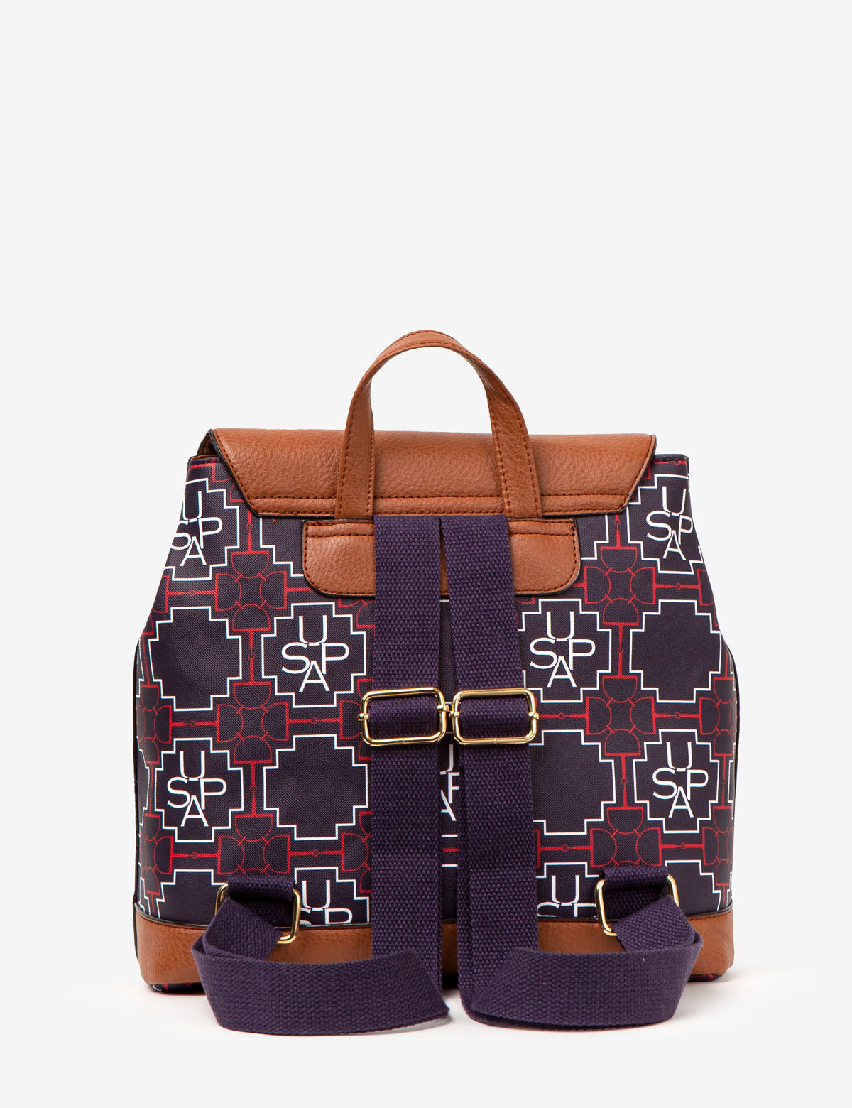 USPA Geometric Print Laptop Backpack for School & Travel