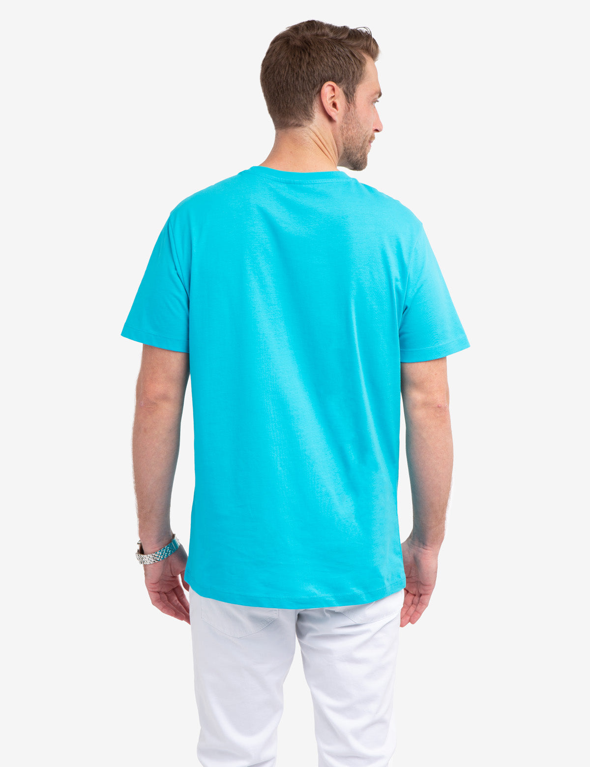 USPA Graphic Logo Jersey T-Shirt for Men - Crew Neck Short Sleeve Tee