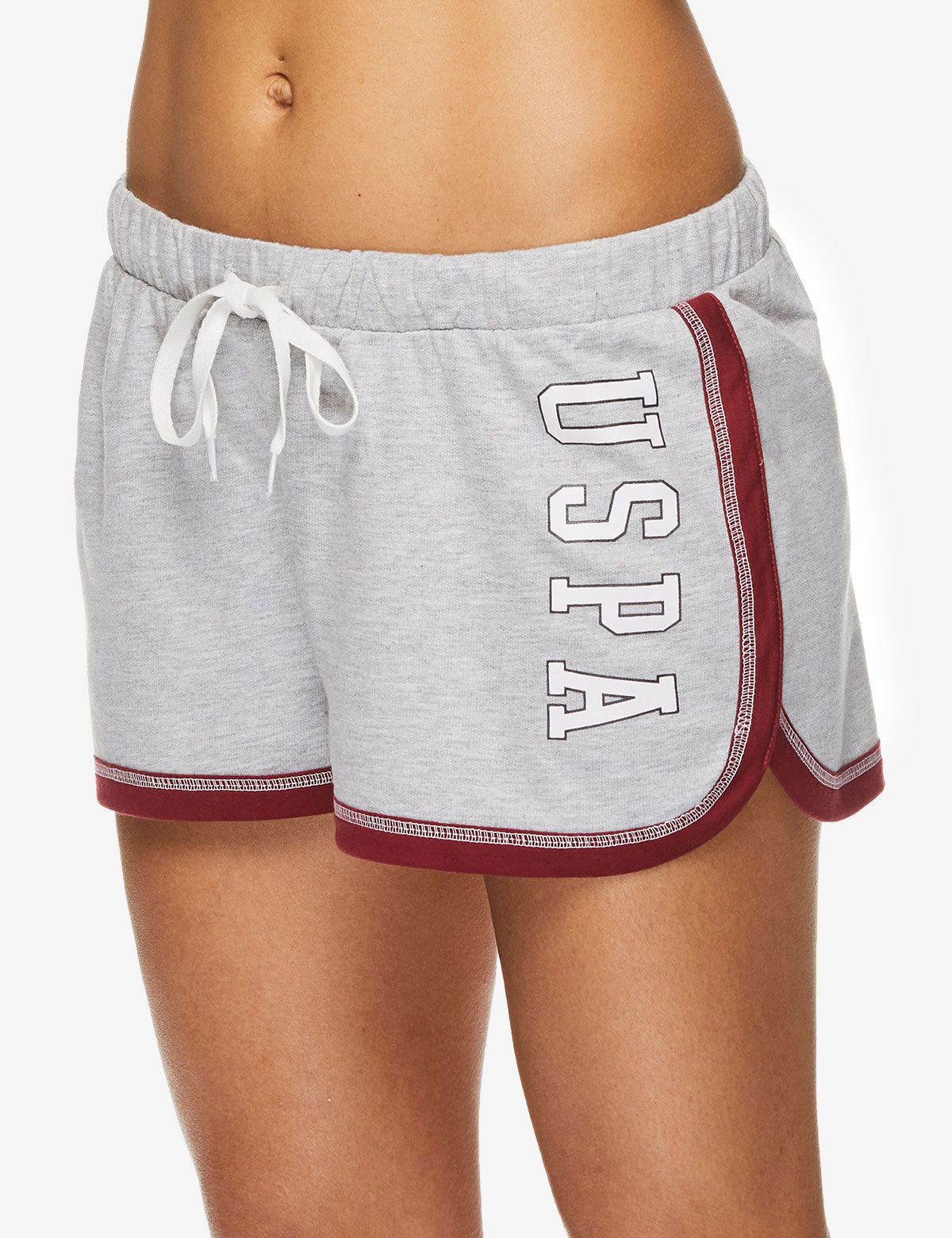 USPA Logo T-Shirt and Shorts Set – Cotton Blend Casual Outfit