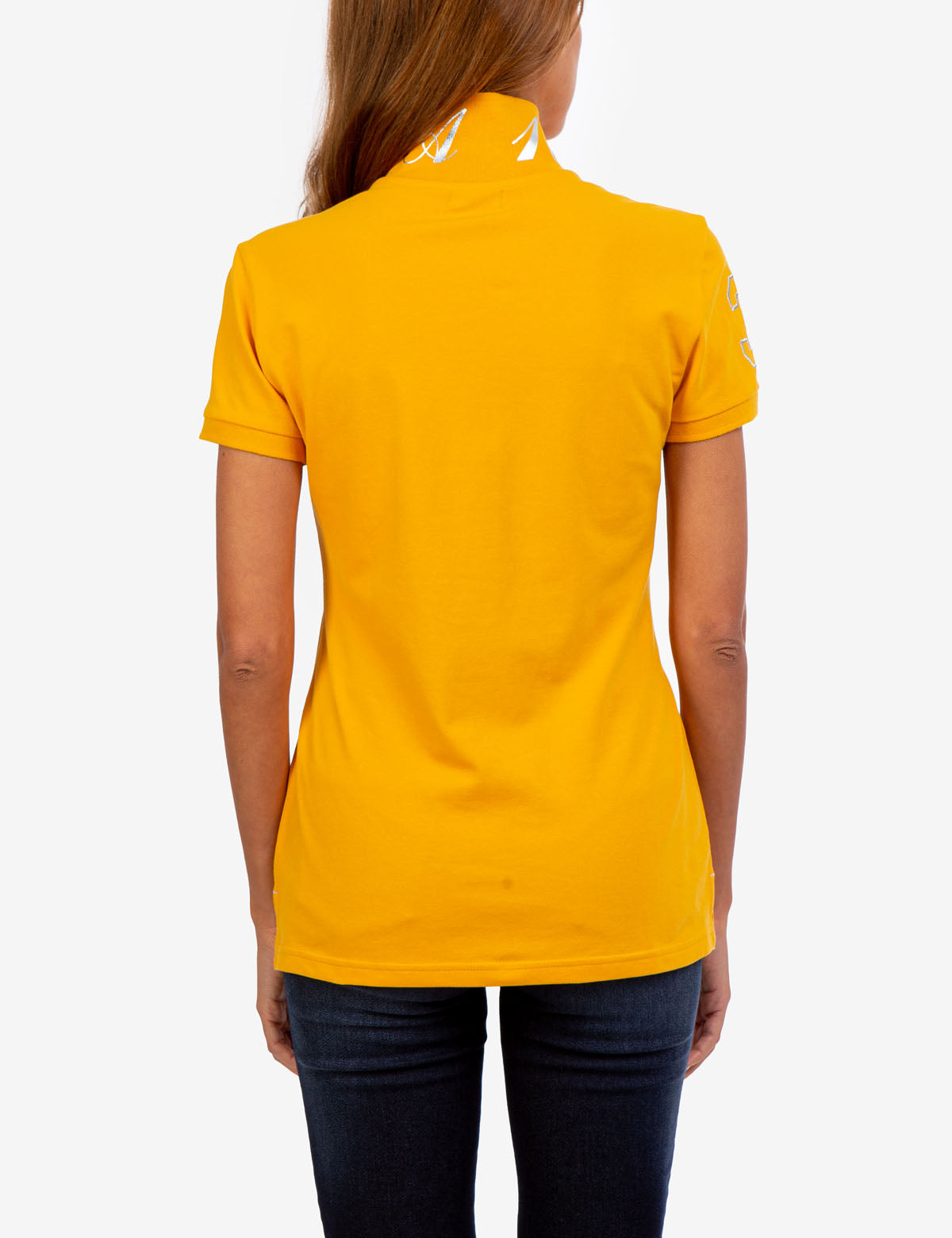 USPA Metallic Print Men's Polo Shirt