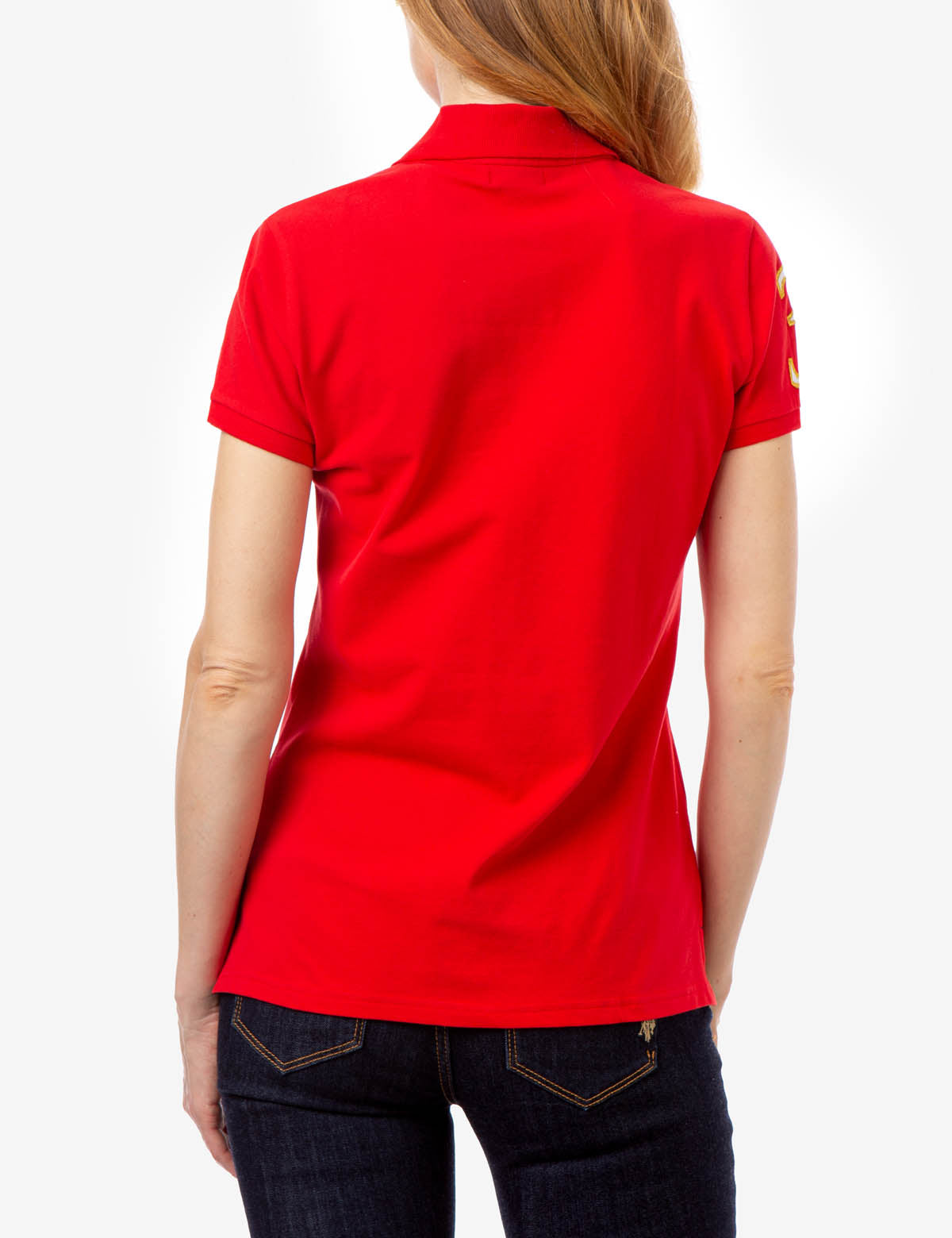 USPA NYC Classic Polo Shirt with Embroidered Logo