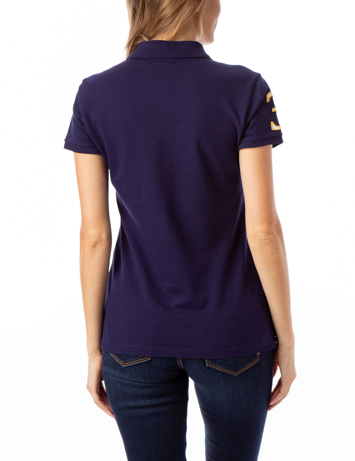 USPA NYC Classic Polo Shirt with Embroidered Logo