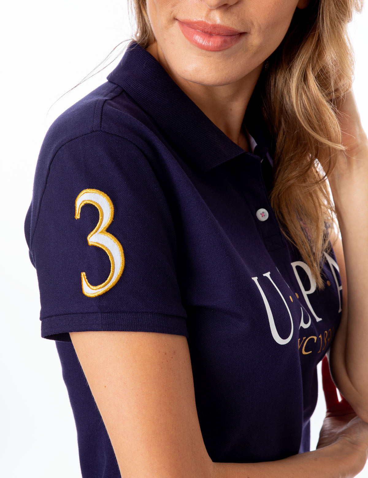 USPA NYC Classic Polo Shirt with Embroidered Logo