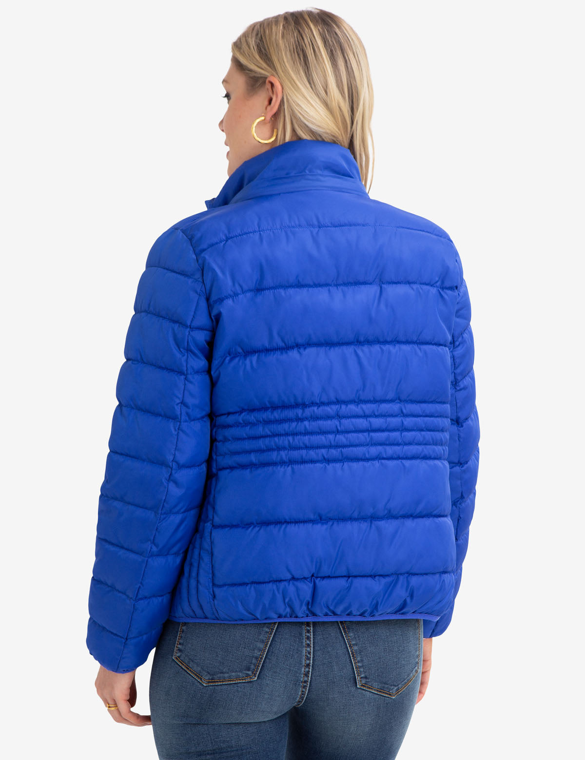U.S. Polo Assn. Logo Puffer Jacket with Detachable Hood