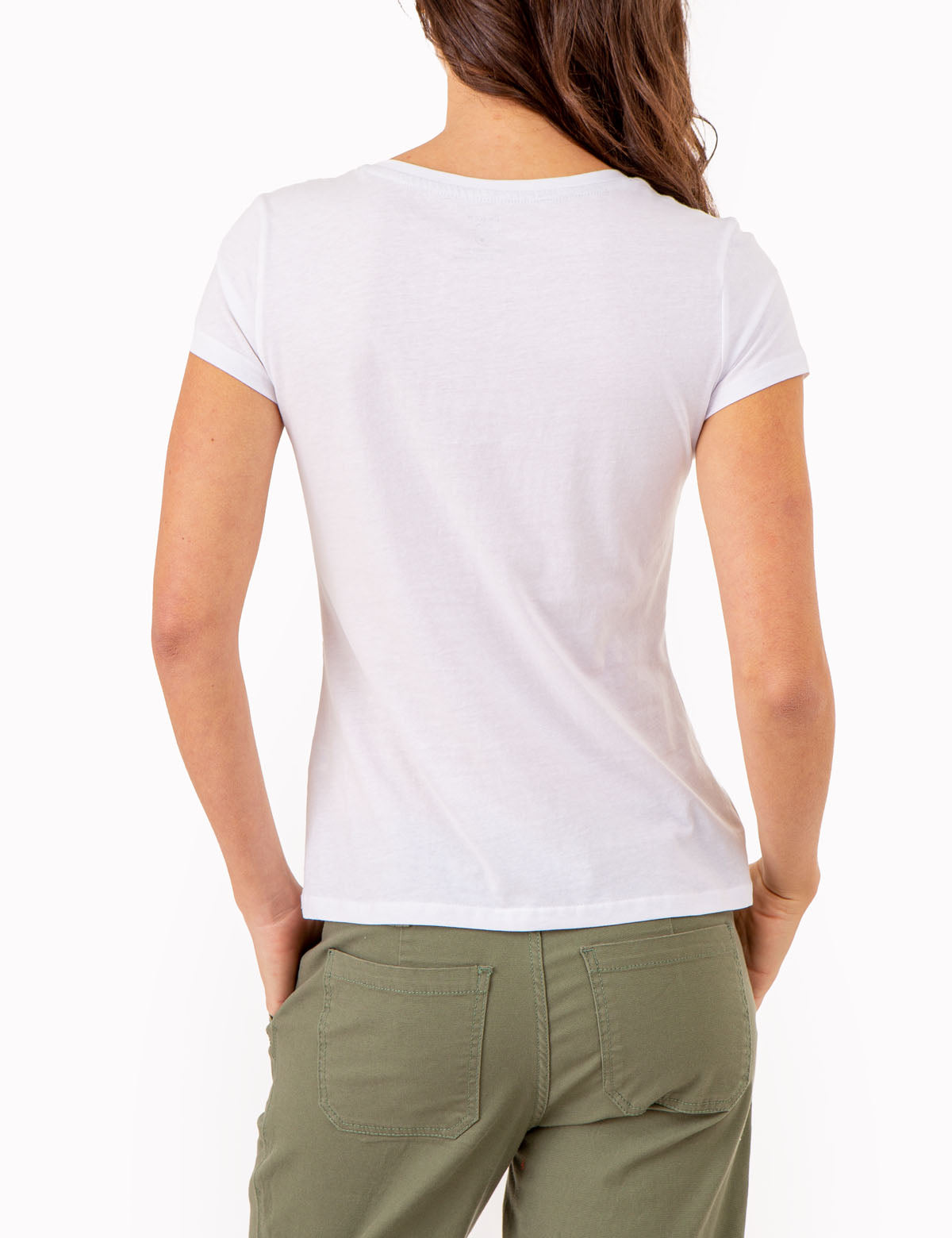 USPA Stud Embellished V-Neck T-Shirt for Men