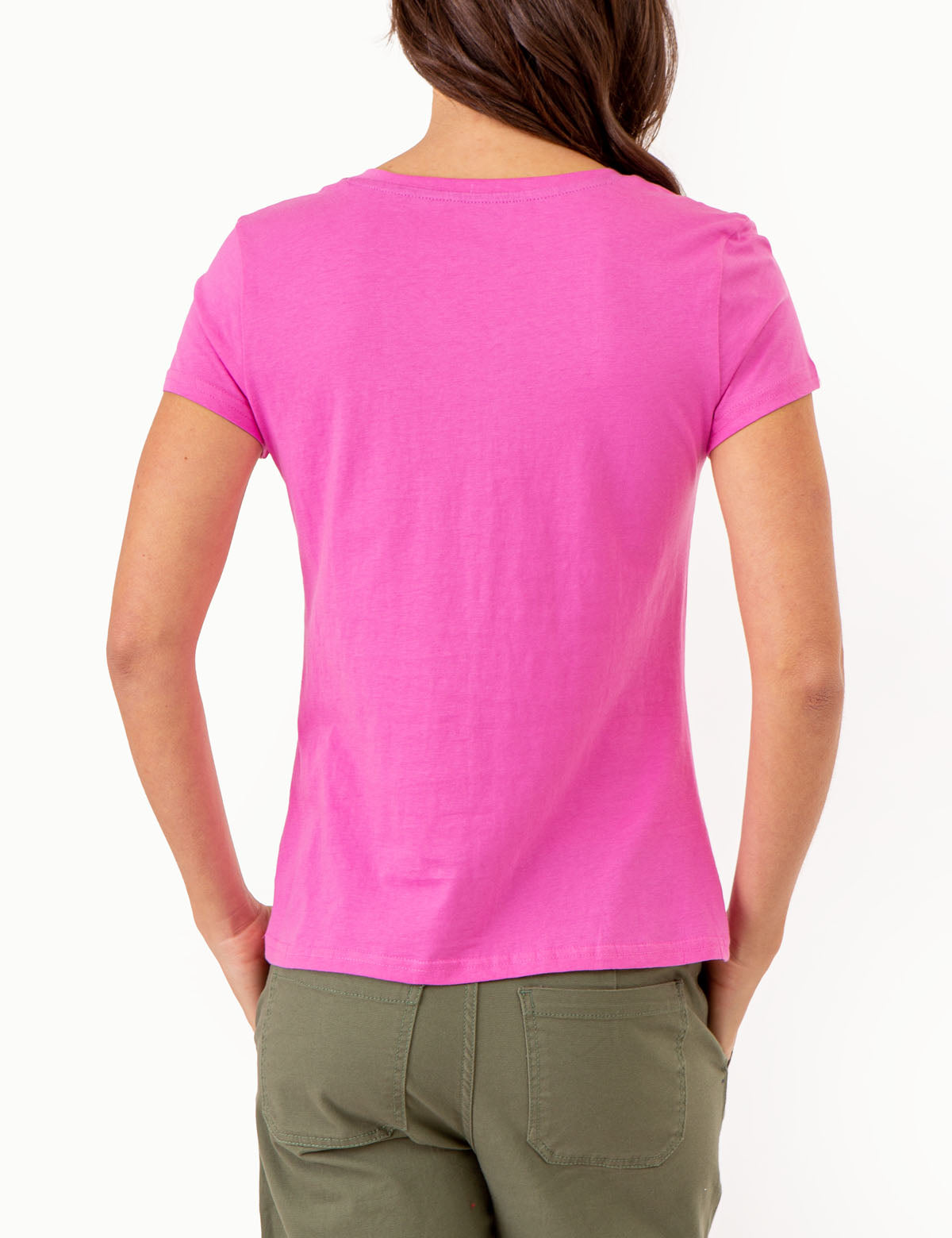 USPA Stud Embellished V-Neck T-Shirt for Men