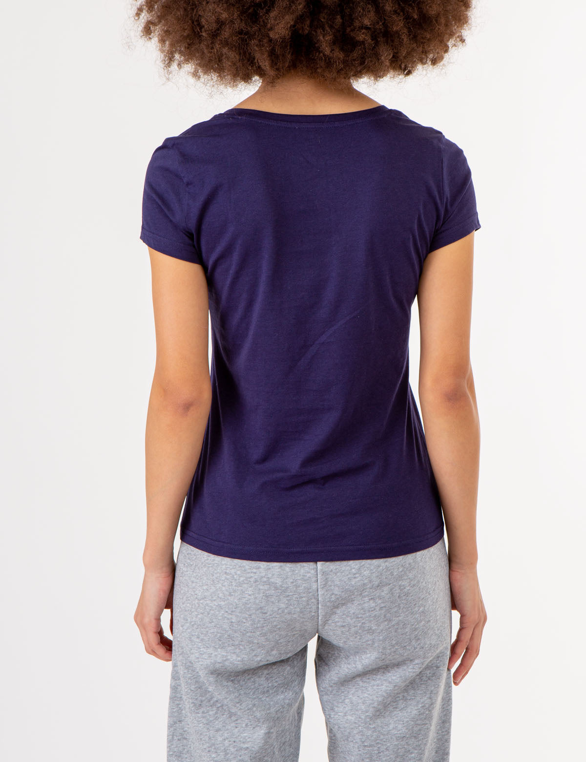 USPA Stud Embellished V-Neck T-Shirt for Men