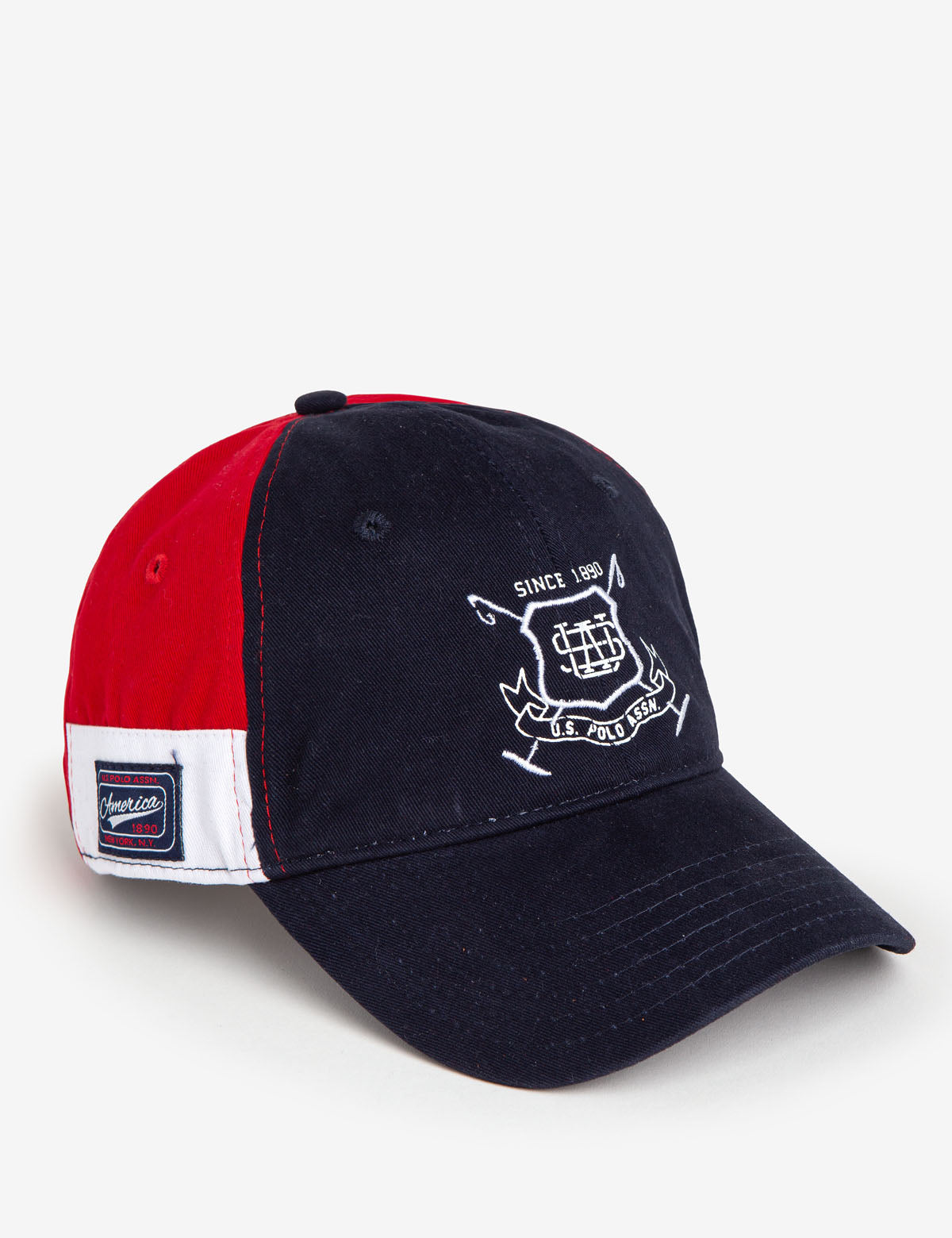 USPA Tri-Color Baseball Cap | Adjustable Sport Hat