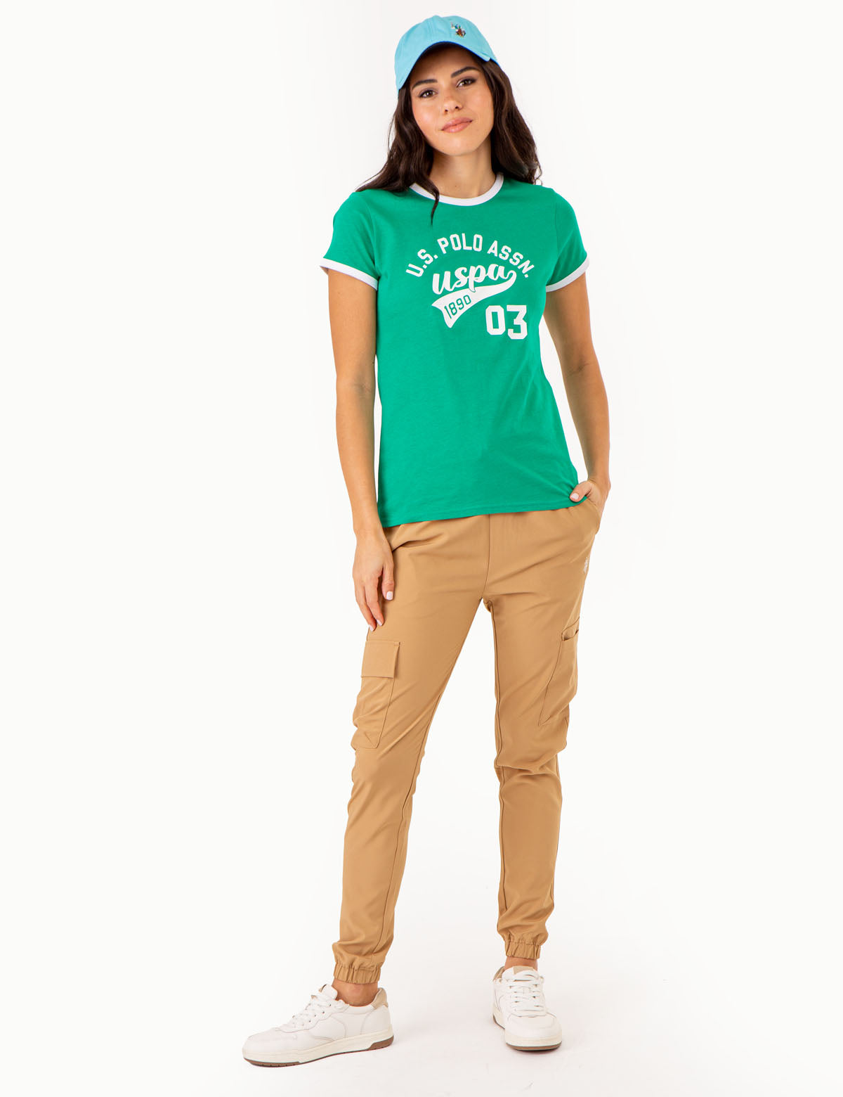 Varsity Ringer T-Shirt with Retro Print – Classic Fit