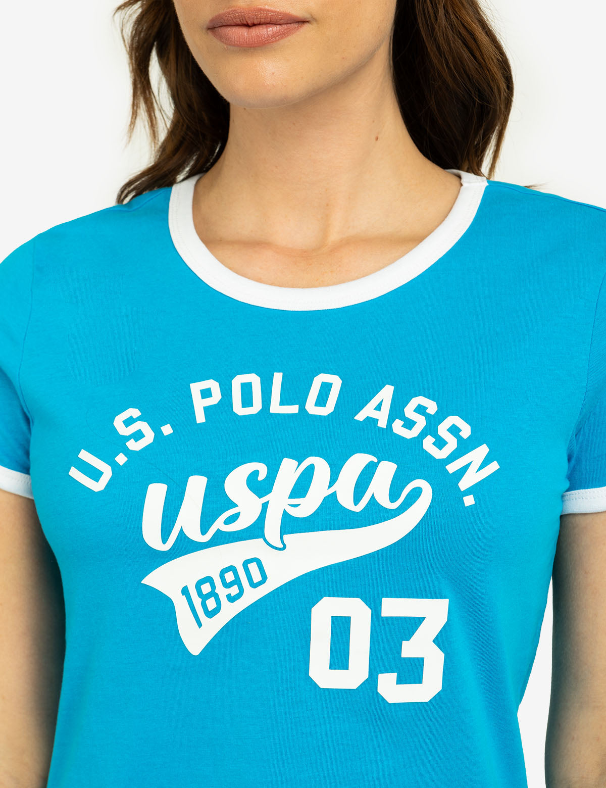 Varsity Ringer T-Shirt with Retro Print – Classic Fit
