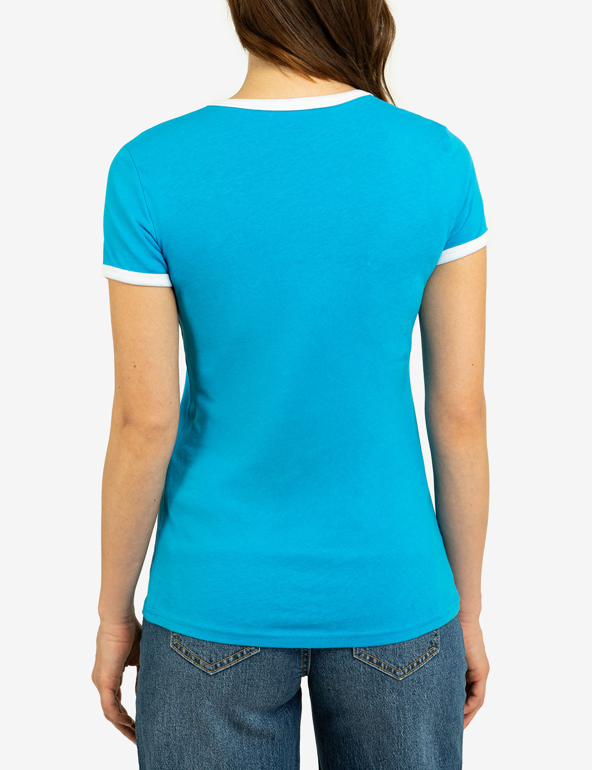 Varsity Ringer T-Shirt with Retro Print – Classic Fit