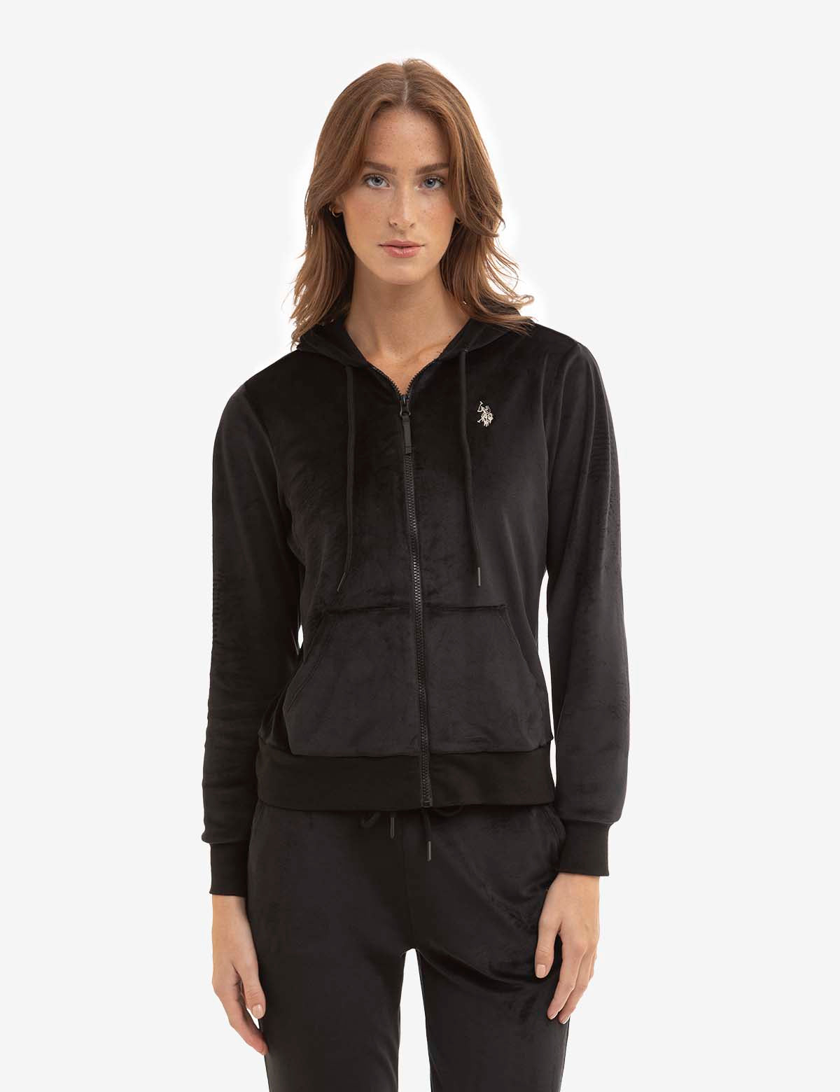 Velour Zip-Up Hoodie - Soft & Stylish Pullover for Men & Women