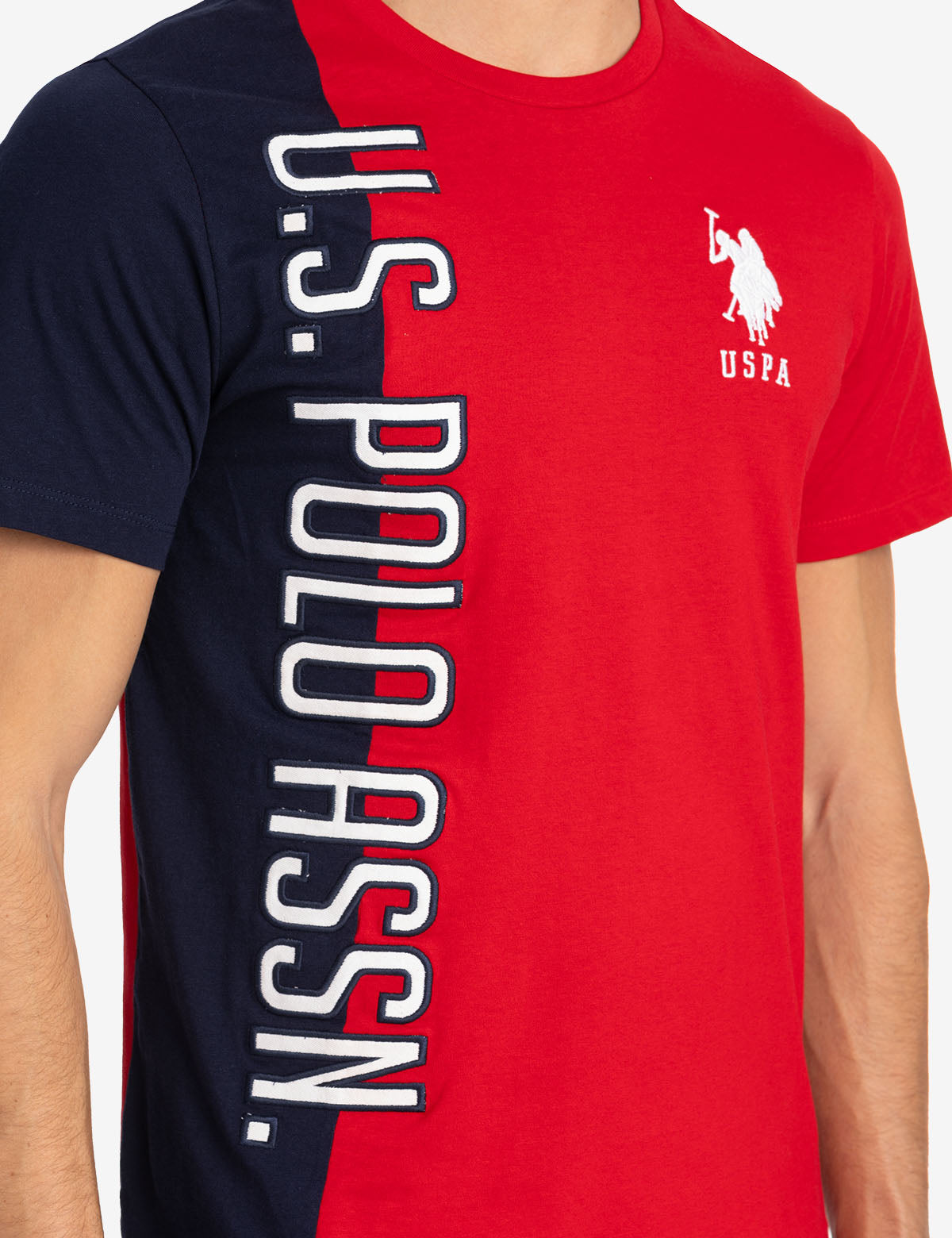 U.S. Polo Assn. Colorblock Graphic T-Shirt for Men