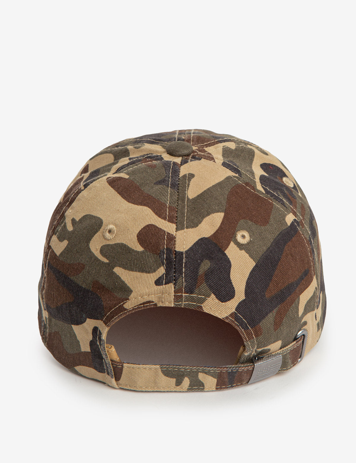 Vintage Washed Camo Dad Hat - Cotton Baseball Cap
